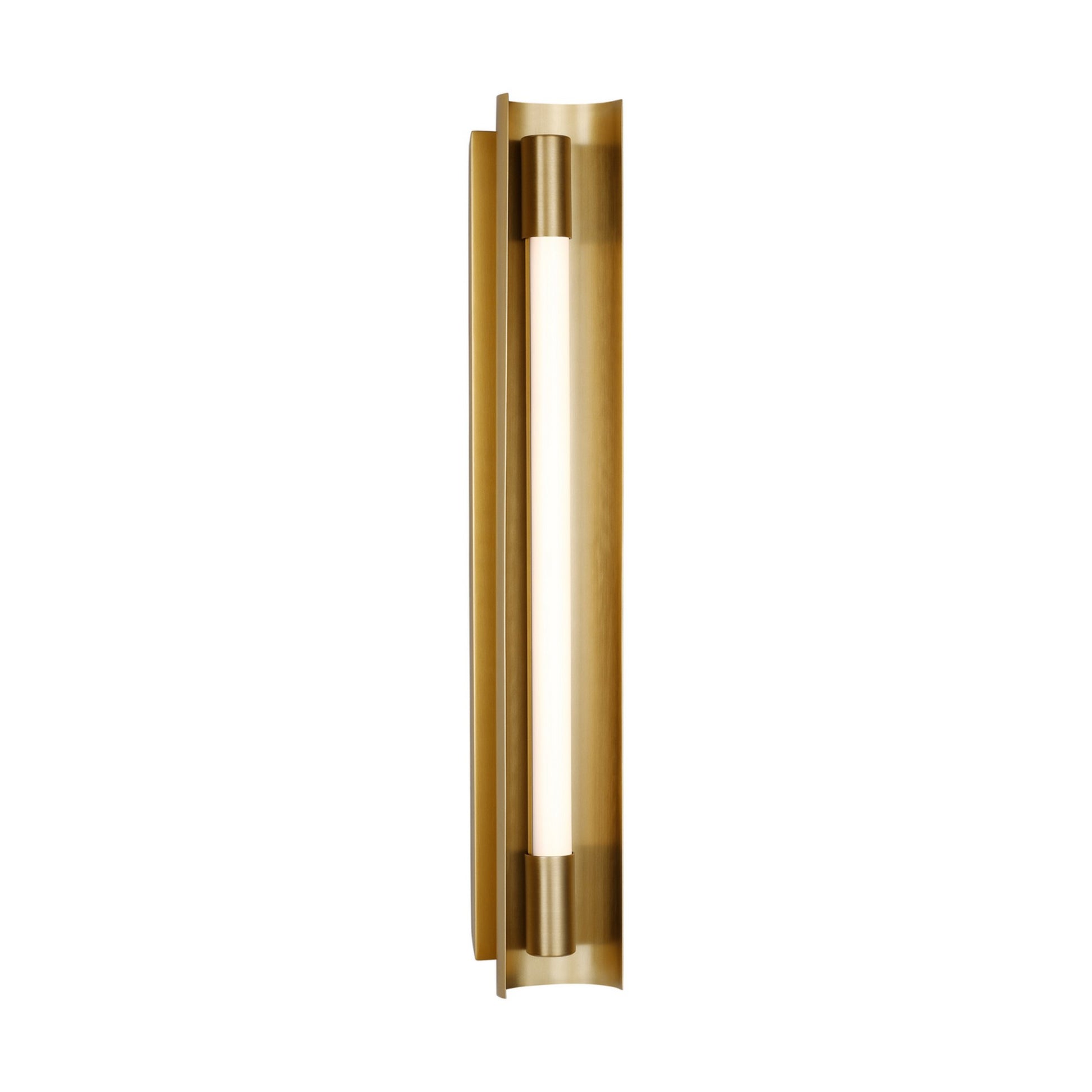 Carson 22" LED Medium Vanity Light, Burnished Brass Finish - Bees Lighting