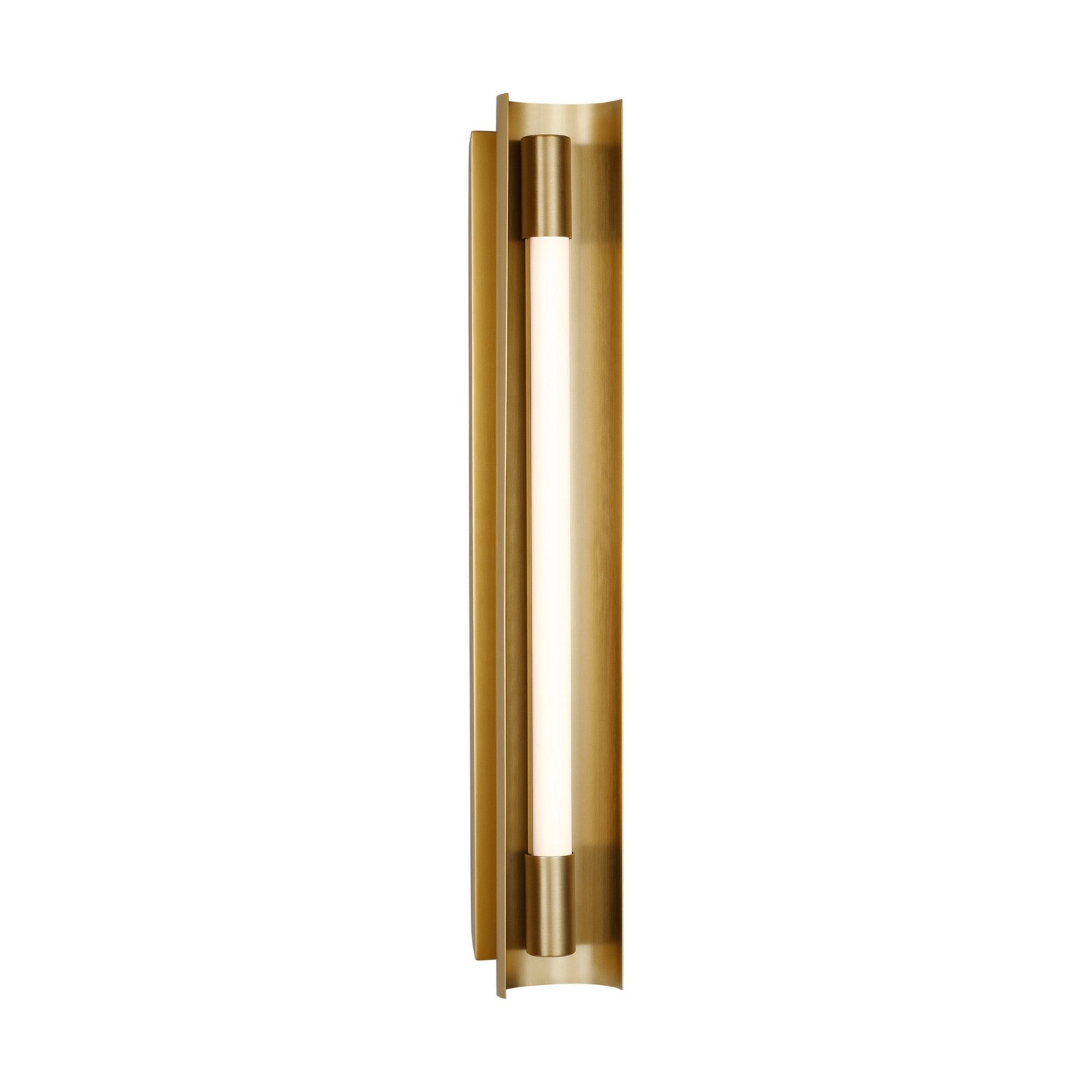 Carson 22" LED Medium Vanity Light, Burnished Brass Finish - Bees Lighting