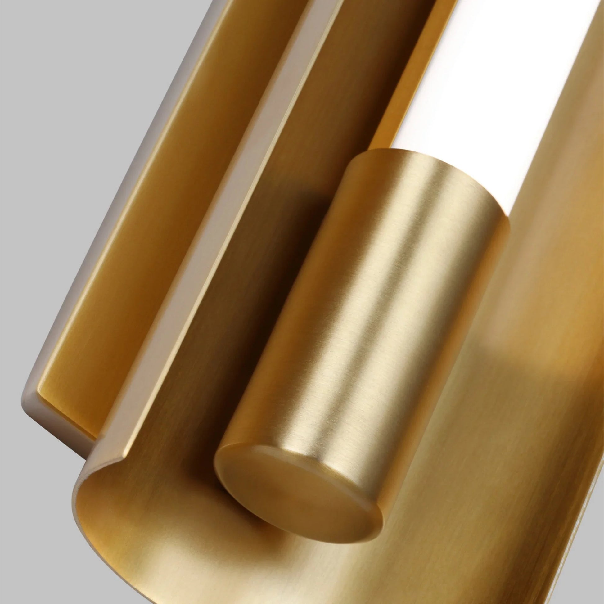 Carson 28" LED Large Vanity Light, Burnished Brass Finish - Bees Lighting