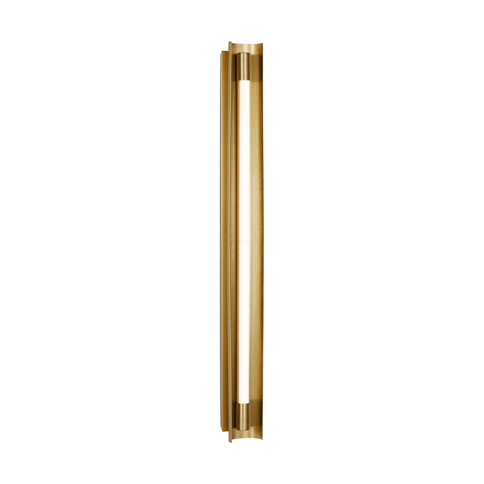 Carson 36" LED Grand Vanity Light, Burnished Brass Finish - Bees Lighting