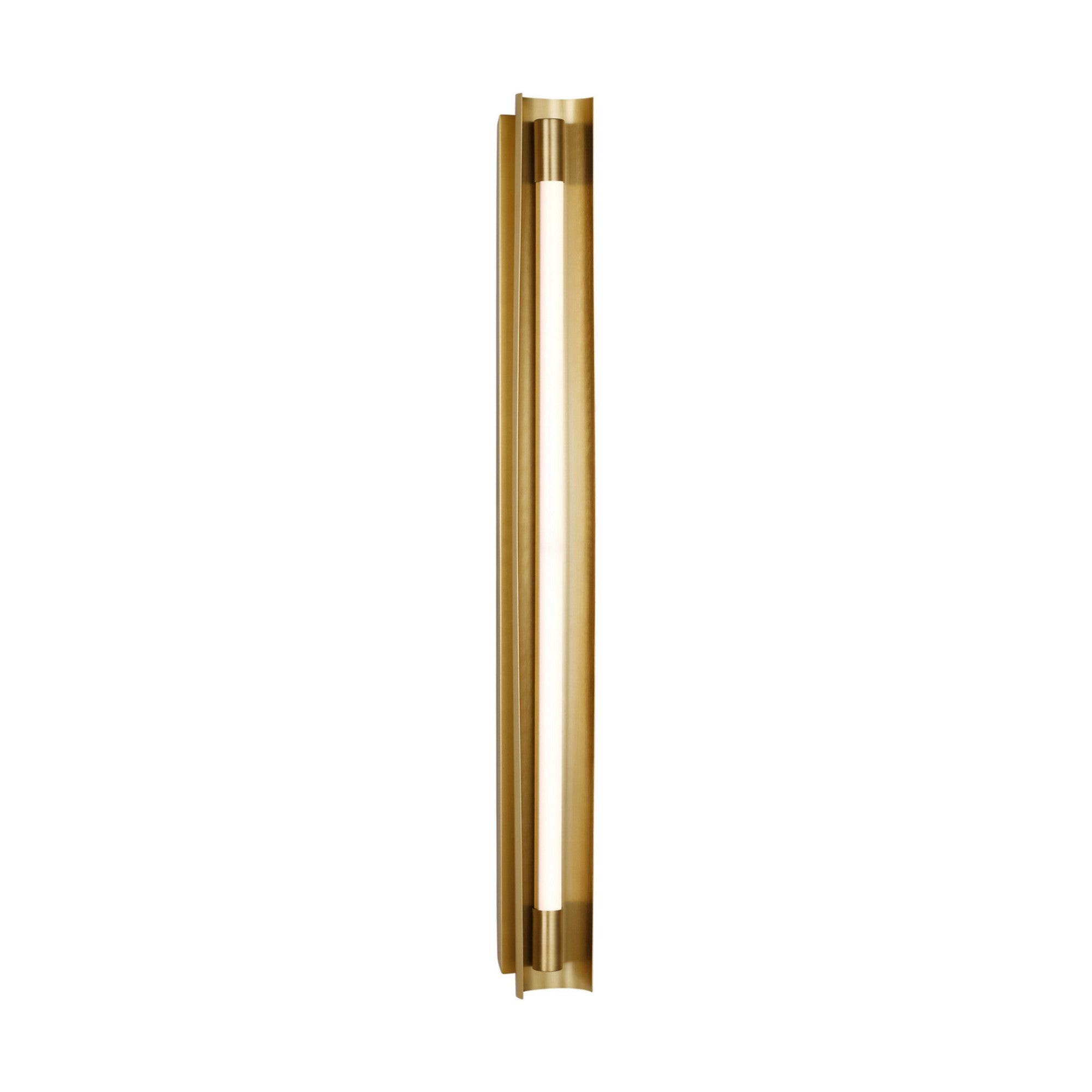 Carson 36" LED Grand Vanity Light, Burnished Brass Finish - Bees Lighting