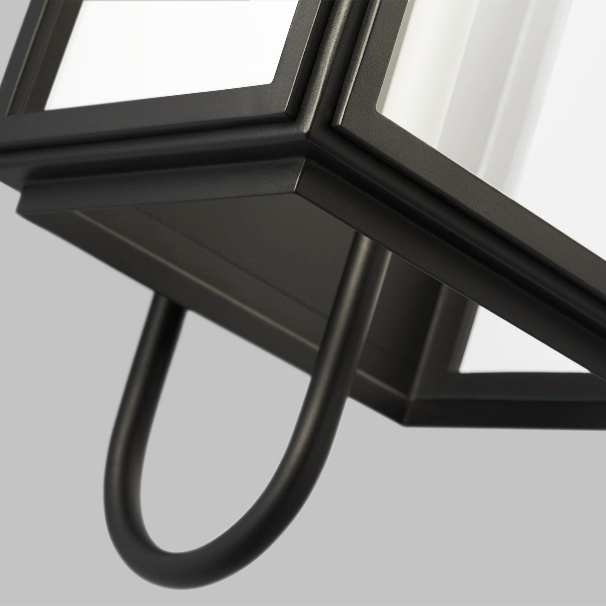 Edgar 24" LED Large Wall Lantern, Textured Black Finish - Bees Lighting