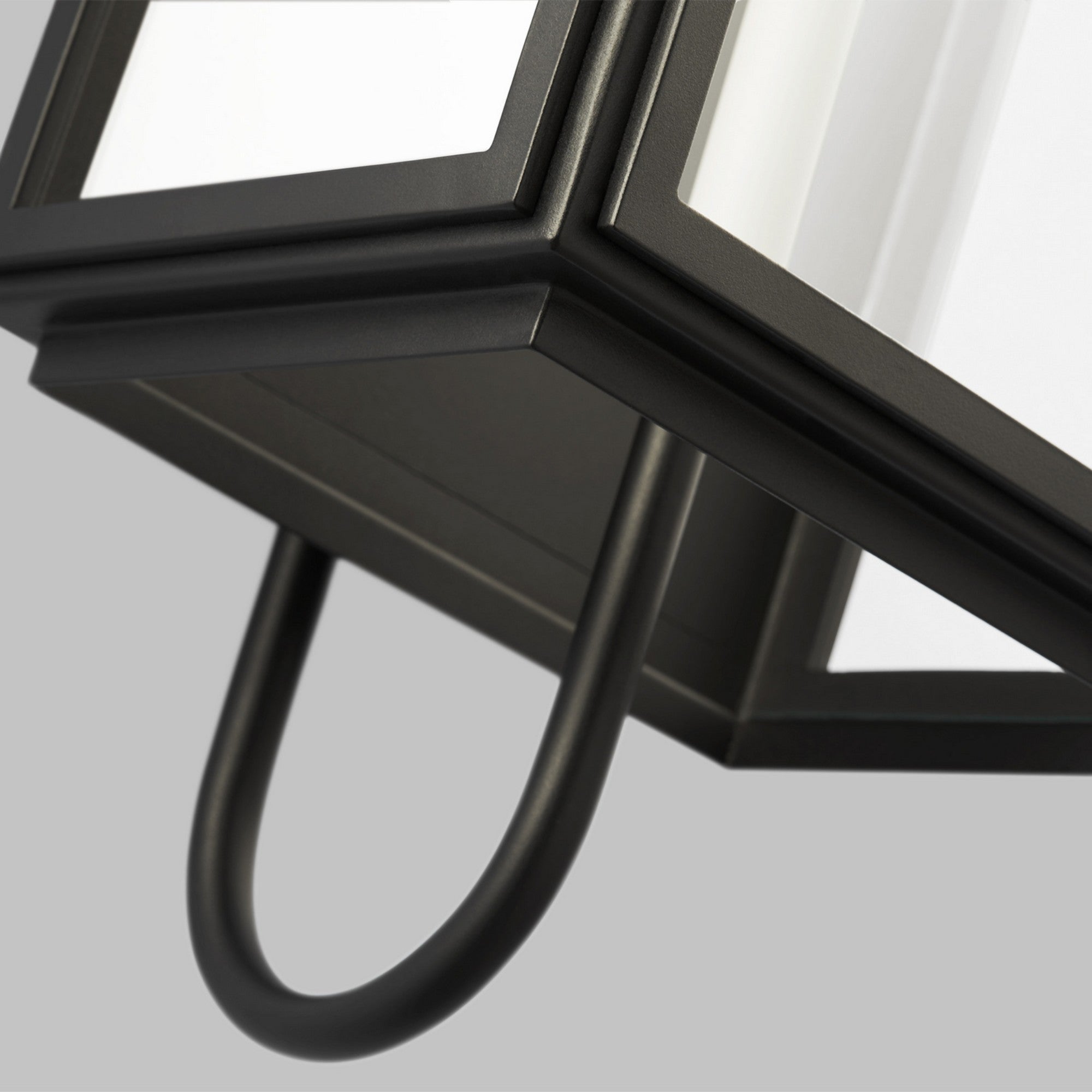 Edgar 24" LED Large Wall Lantern, Textured Black Finish - Bees Lighting