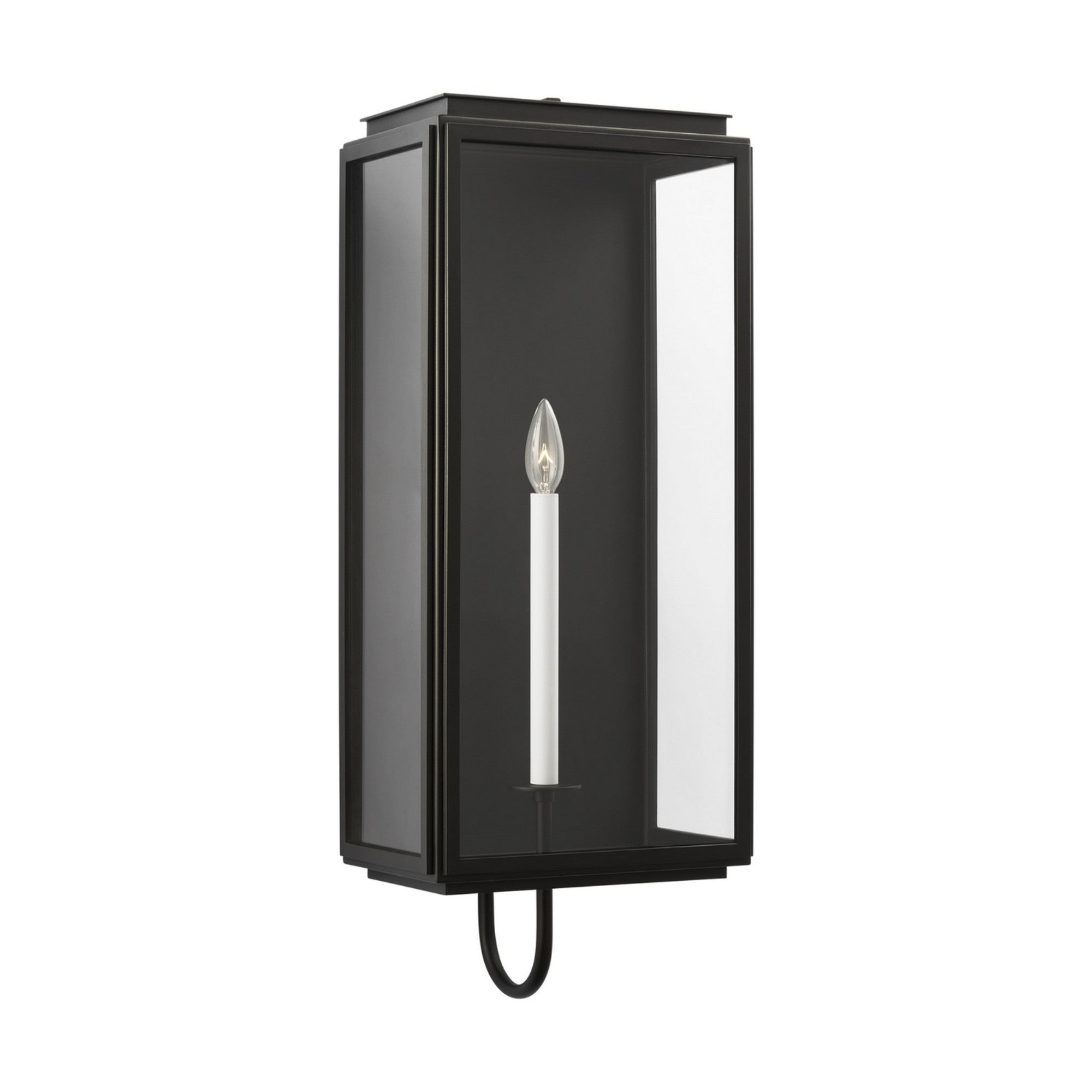 Edgar 29" LED X-Large Wall Lantern, Textured Black Finish - Bees Lighting