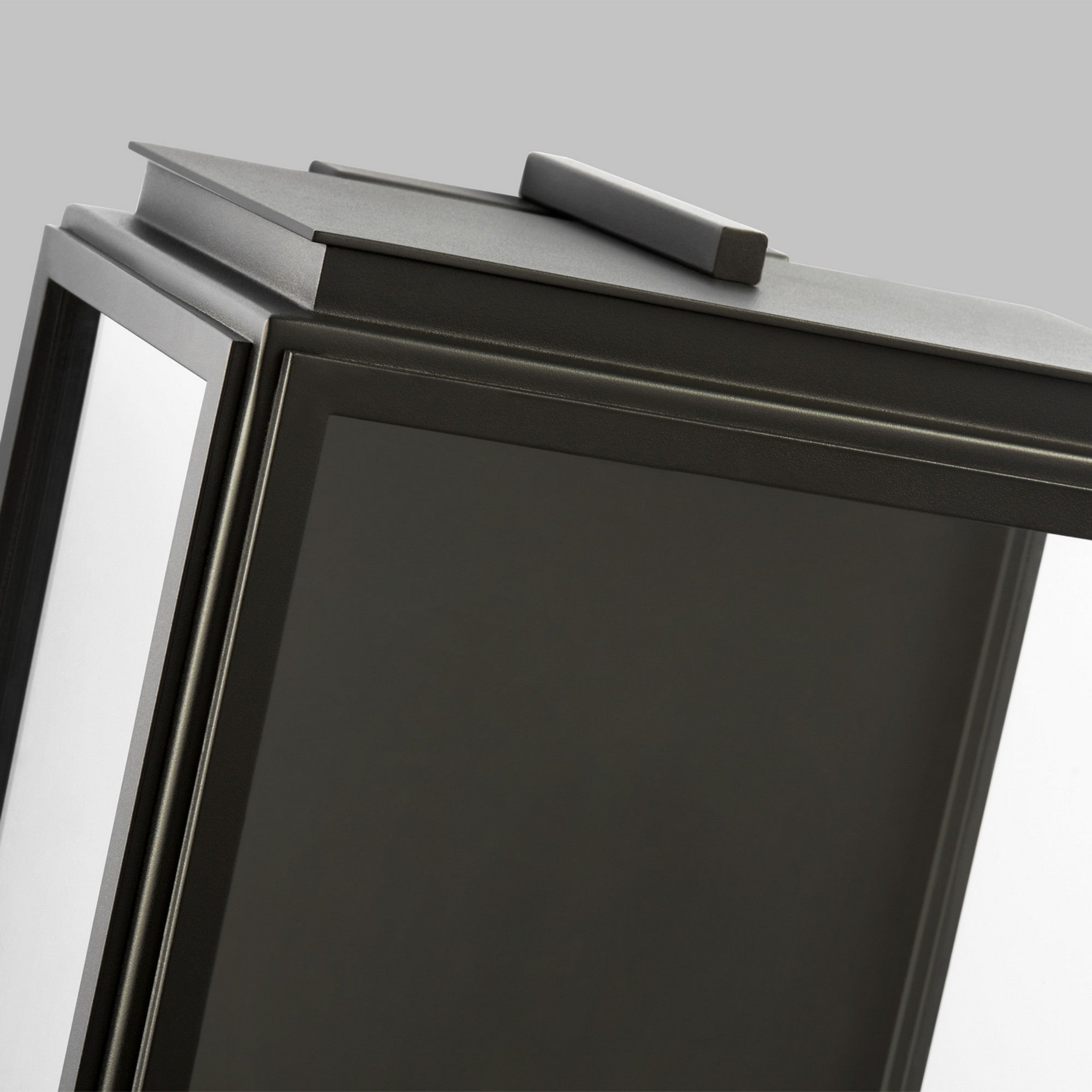 Edgar 29" LED X-Large Wall Lantern, Textured Black Finish - Bees Lighting