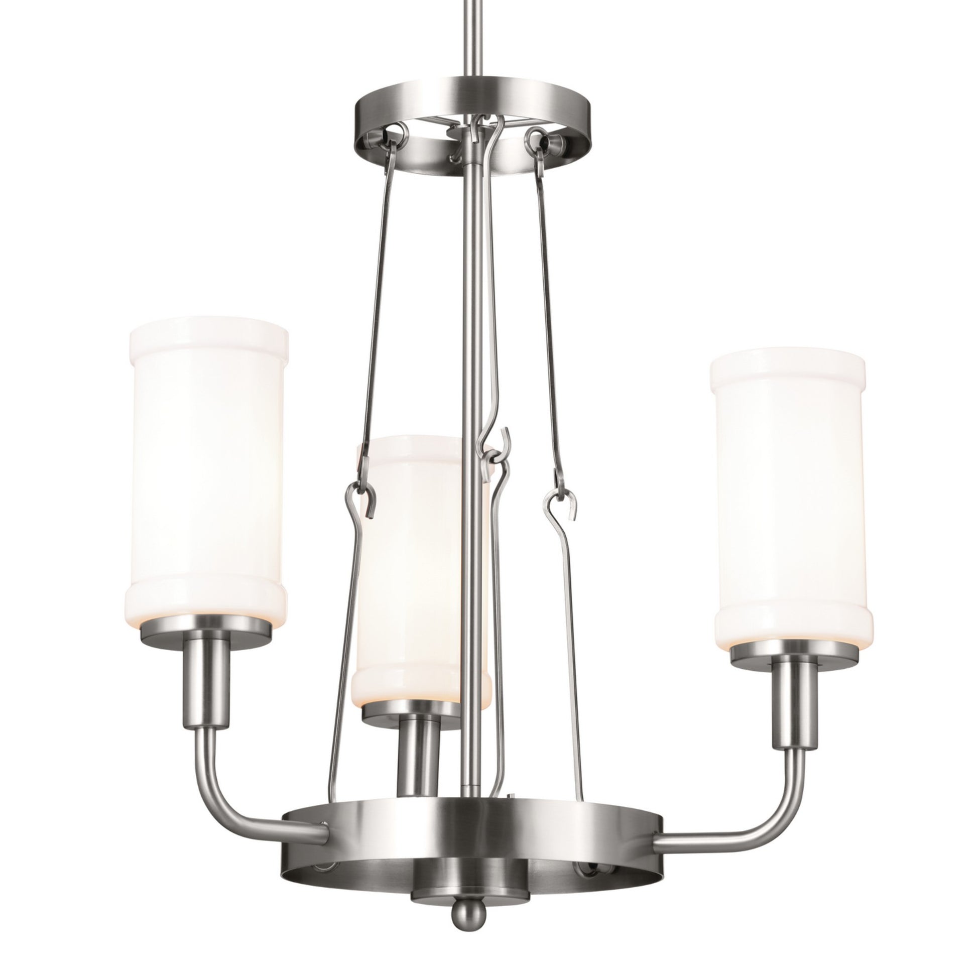 Vetivene 20" 3-Light Mini Chandelier, Classic Pewter Finish - Bees Lighting