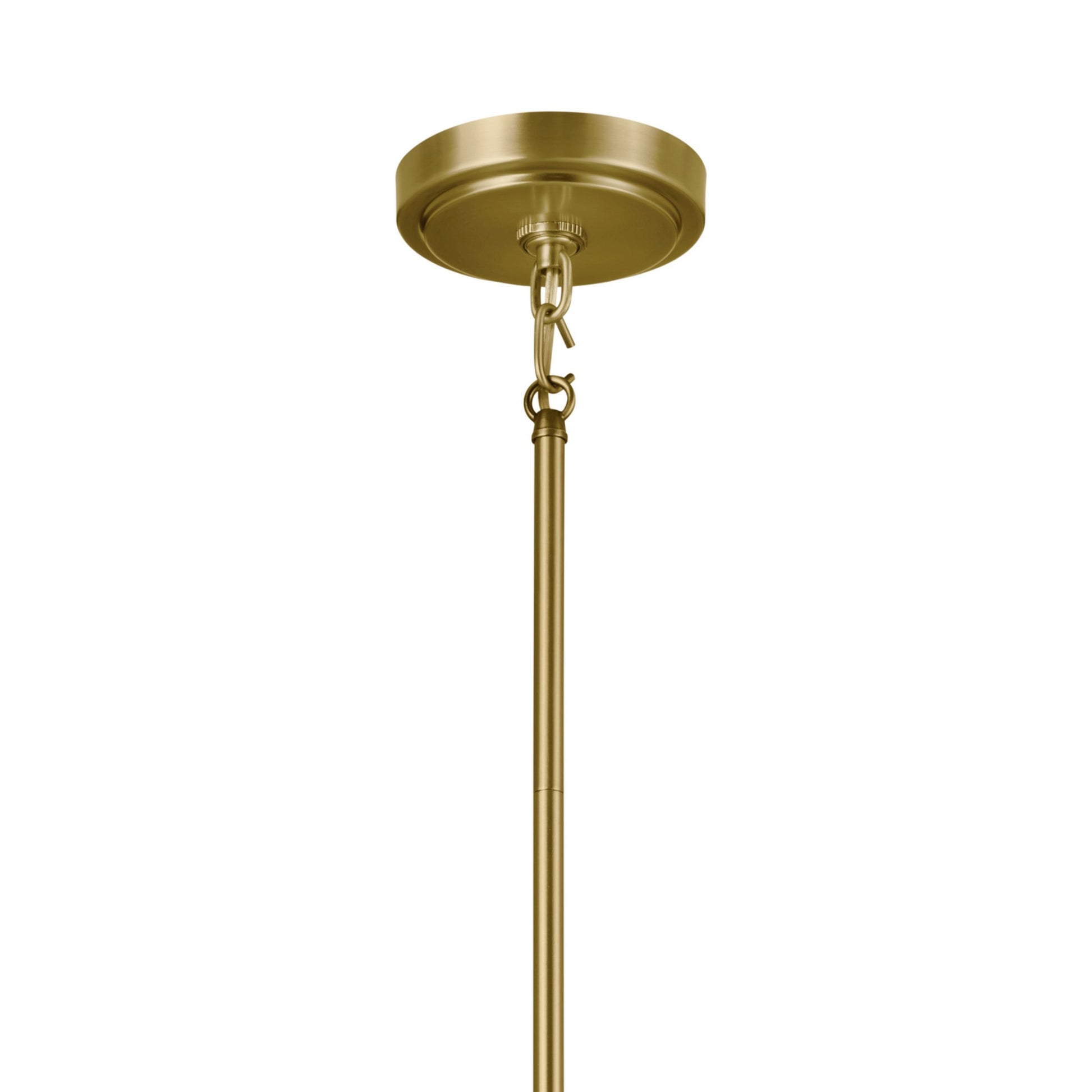 Vetivene 20" 3-Light Mini Chandelier, Natural Brass Finish - Bees Lighting