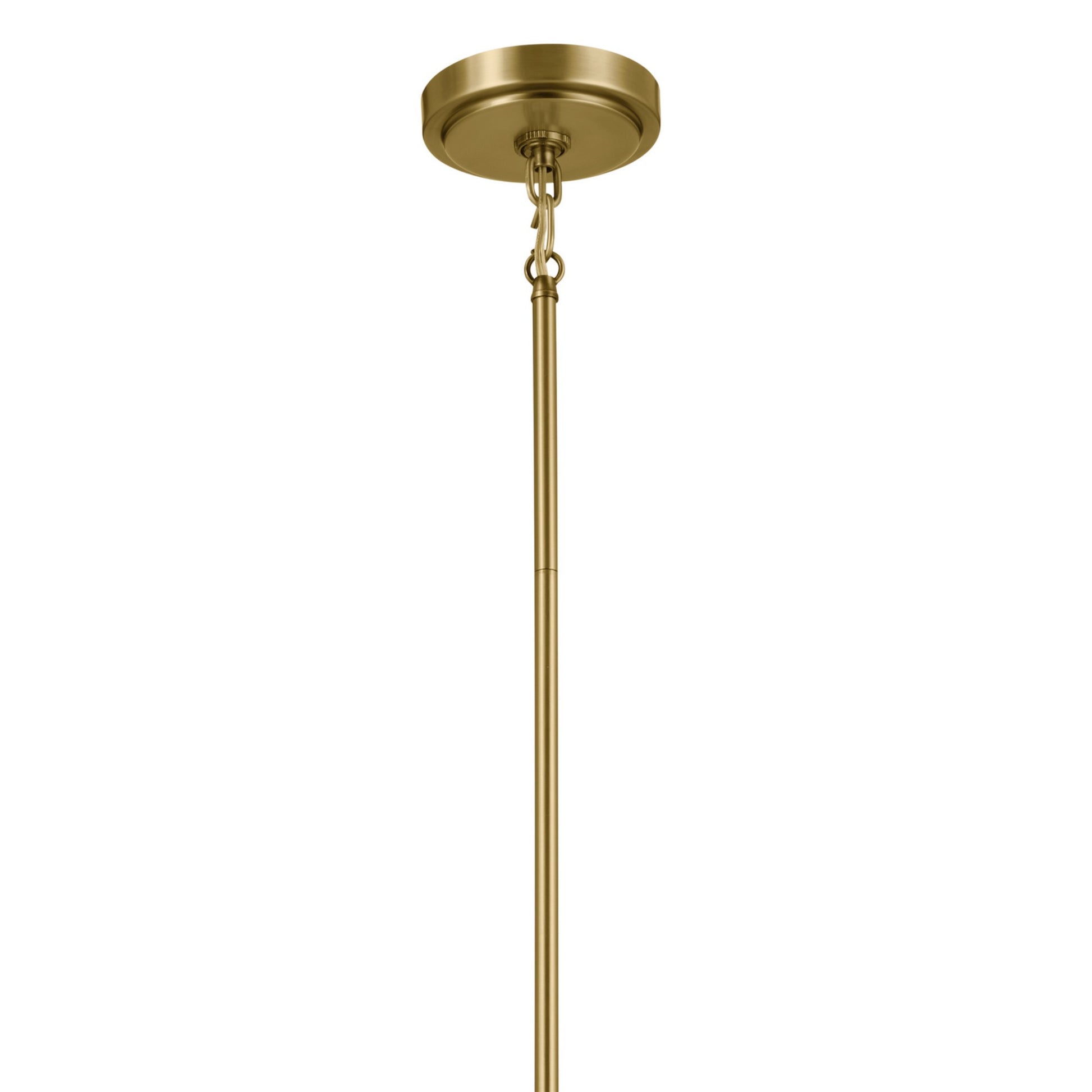 Vetivene 29" 6-Light Chandelier, Natural Brass Finish - Bees Lighting