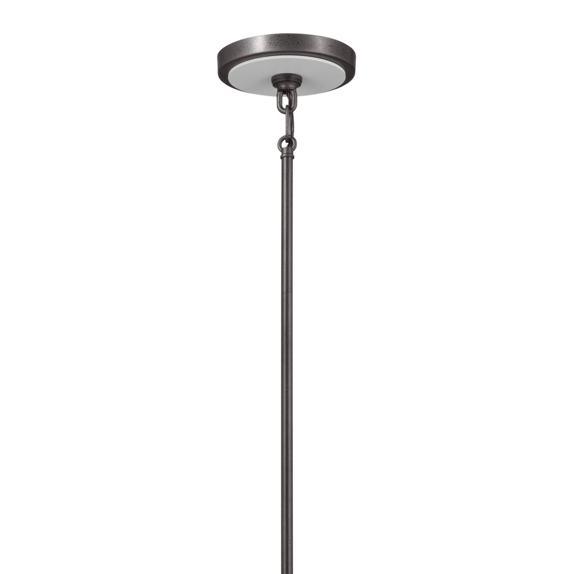 Freesia 38" 8-Light Chandelier, Anvil Iron Finish - Bees Lighting
