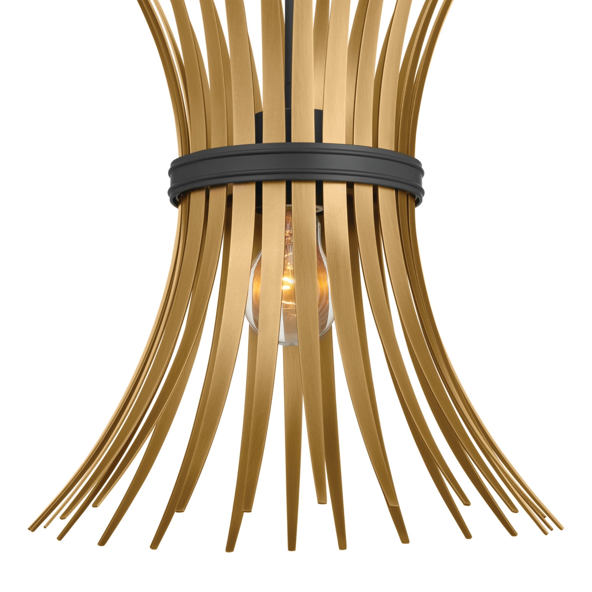 Baile 13" Mini Pendant, Black Finish - Bees Lighting