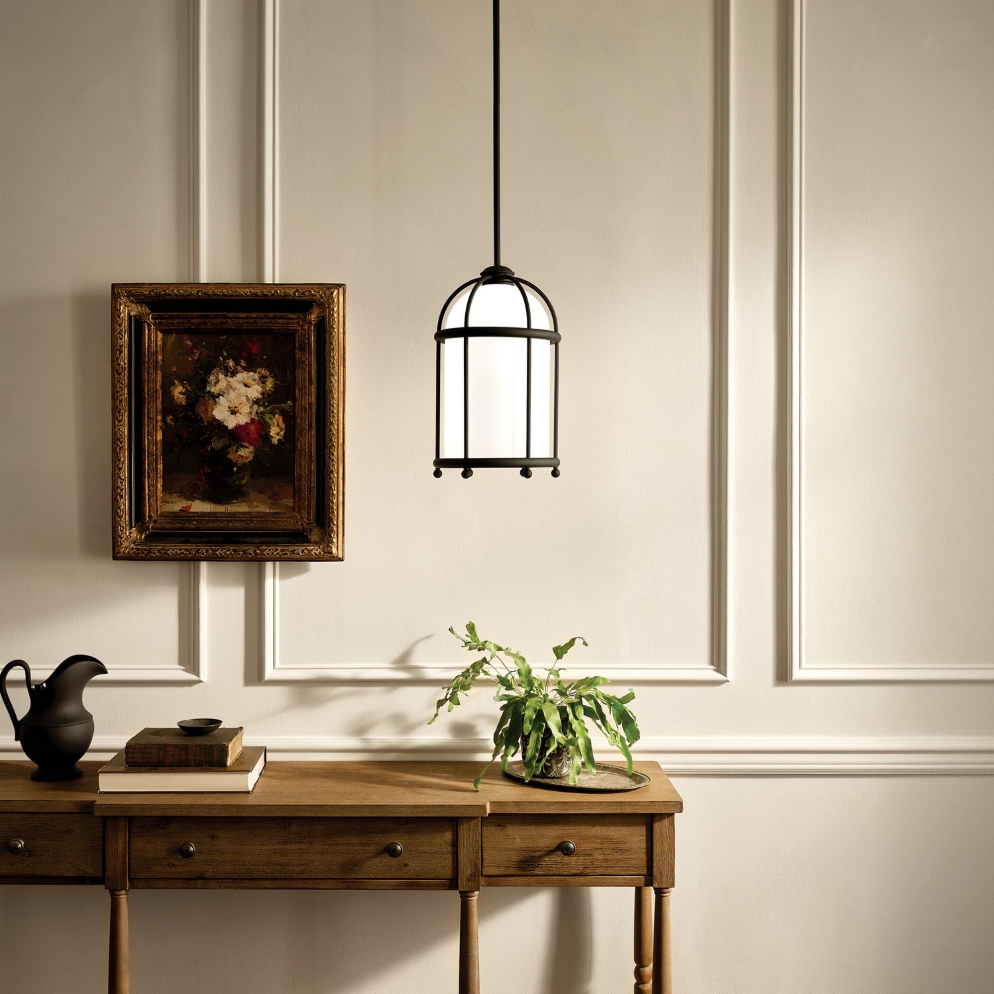 Topiary 10" Pendant, Textured Black Finish - Bees Lighting