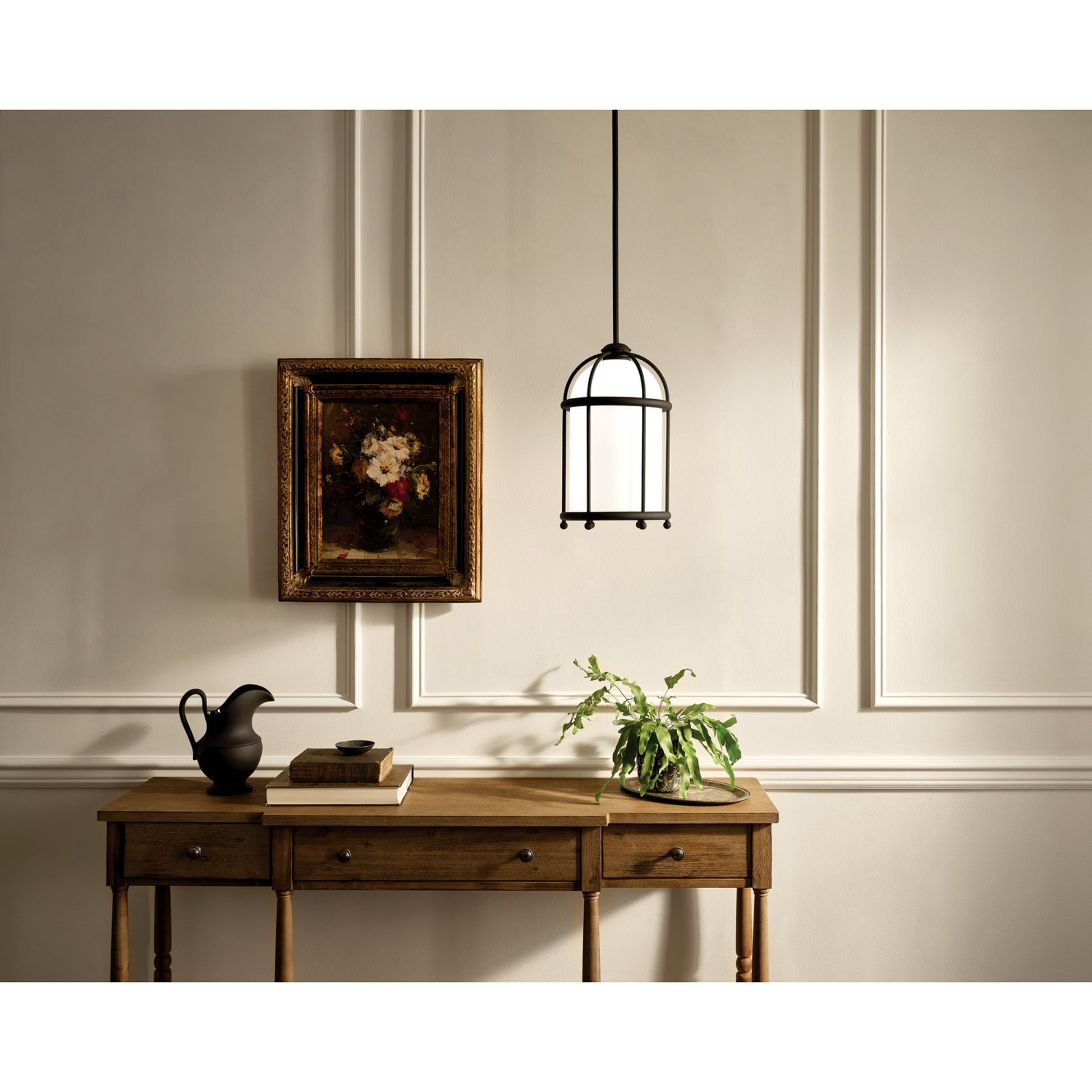 Topiary 10" Pendant, Textured Black Finish - Bees Lighting