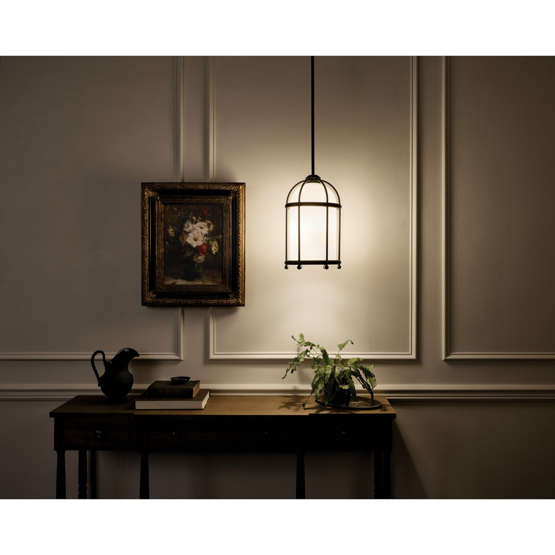 Topiary 10" Pendant, Textured Black Finish - Bees Lighting