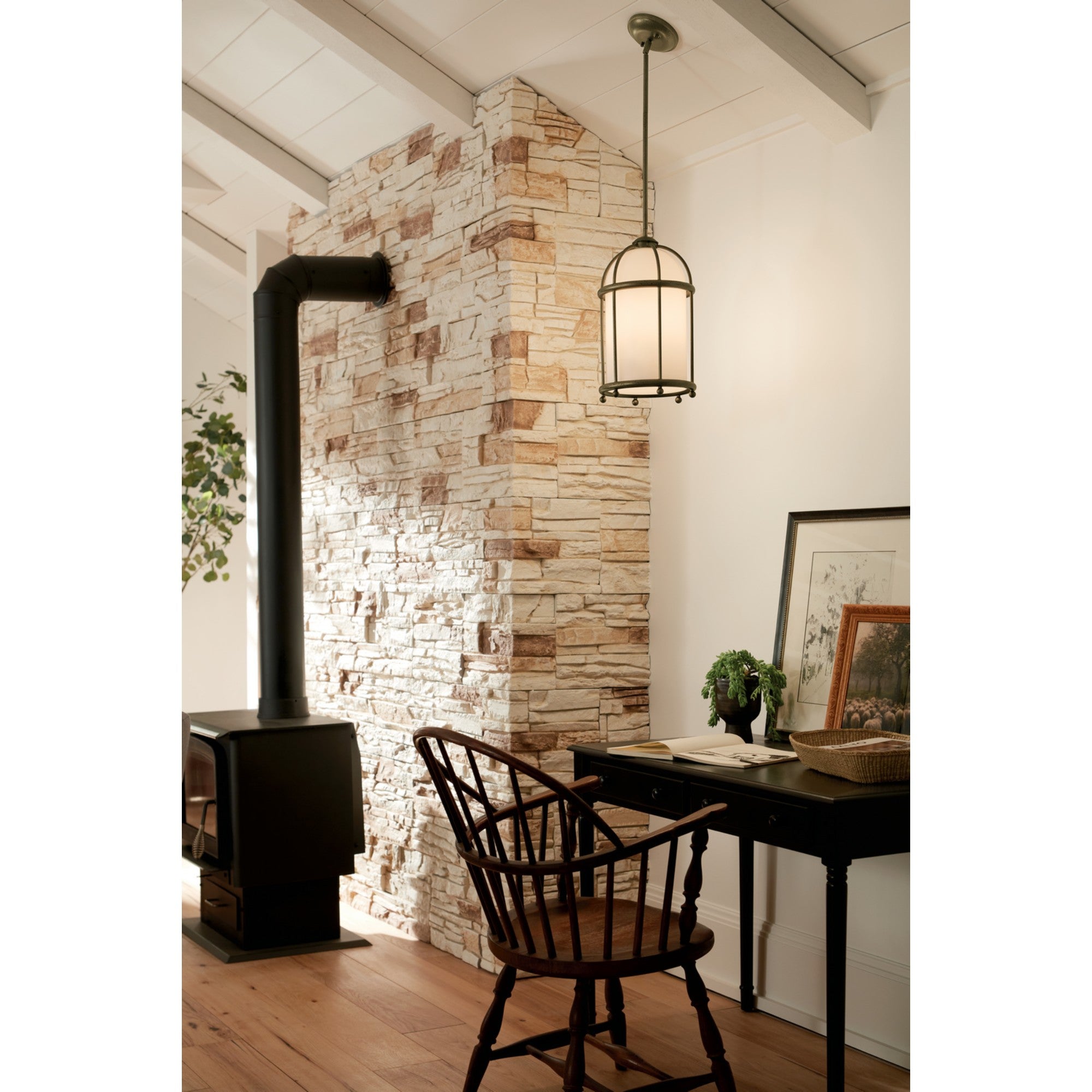 Topiary 10" Pendant, Character Bronze Finish - Bees Lighting