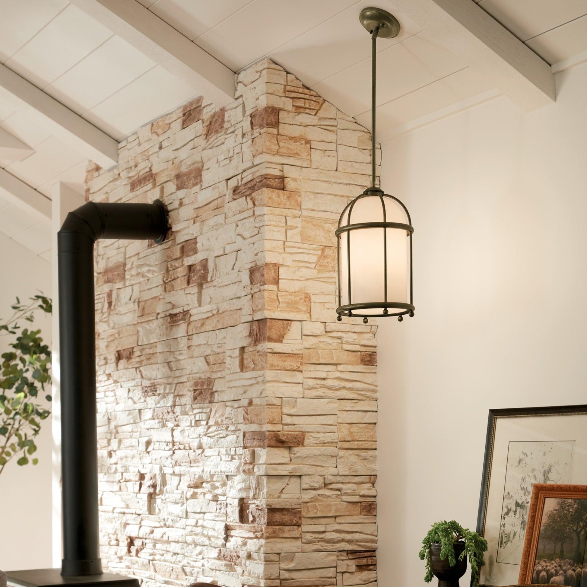 Topiary 10" Pendant, Character Bronze Finish - Bees Lighting