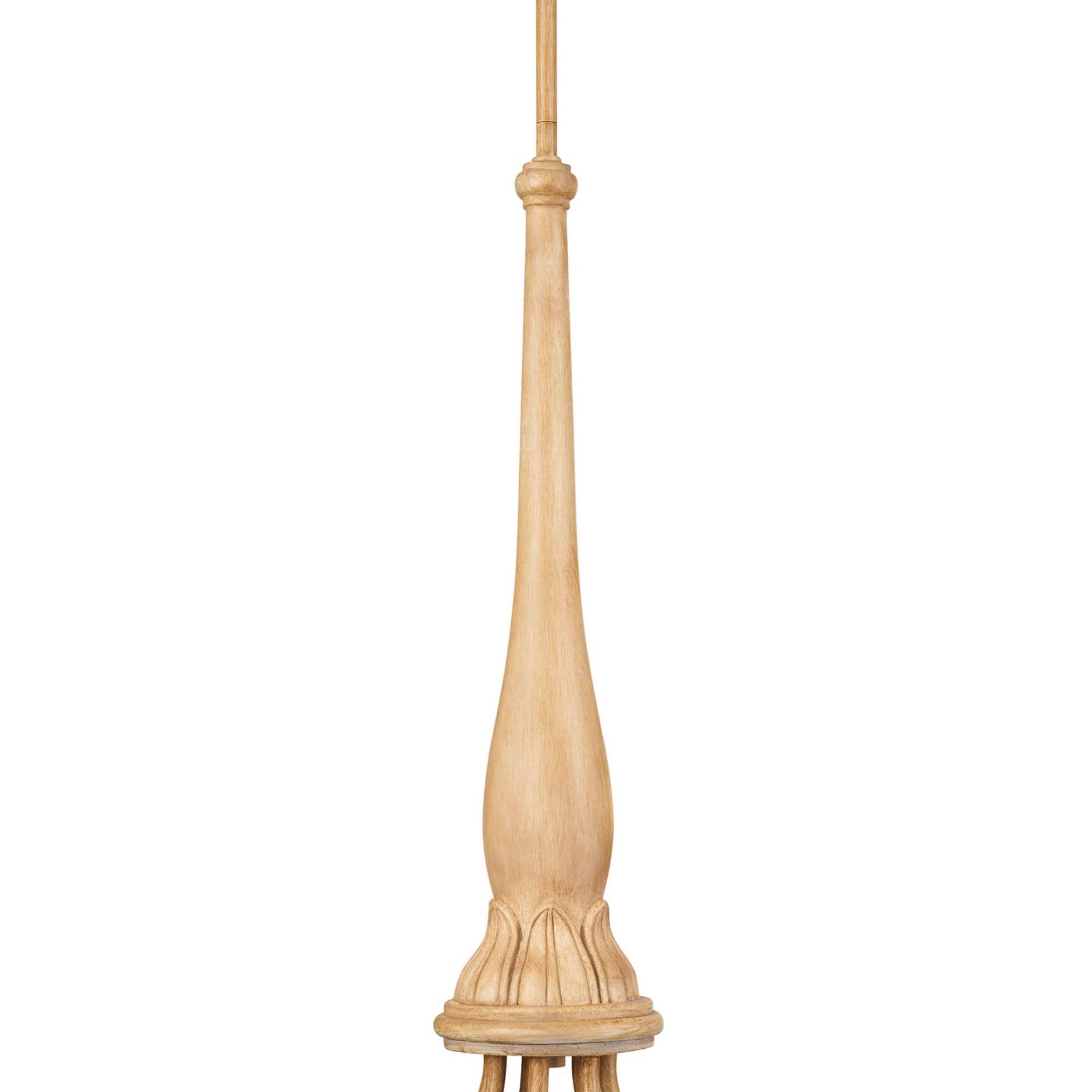 Melis 36" 7-Light Chandelier, Warm Maple Wood Finish - Bees Lighting