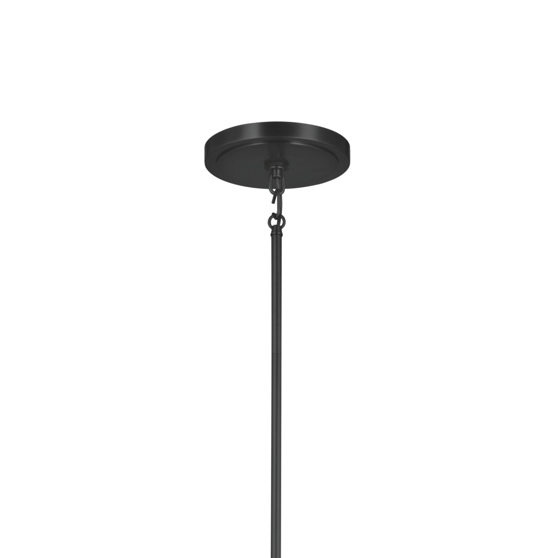 Karthe 42" 12-Light Chandelier, Black Finish - Bees Lighting