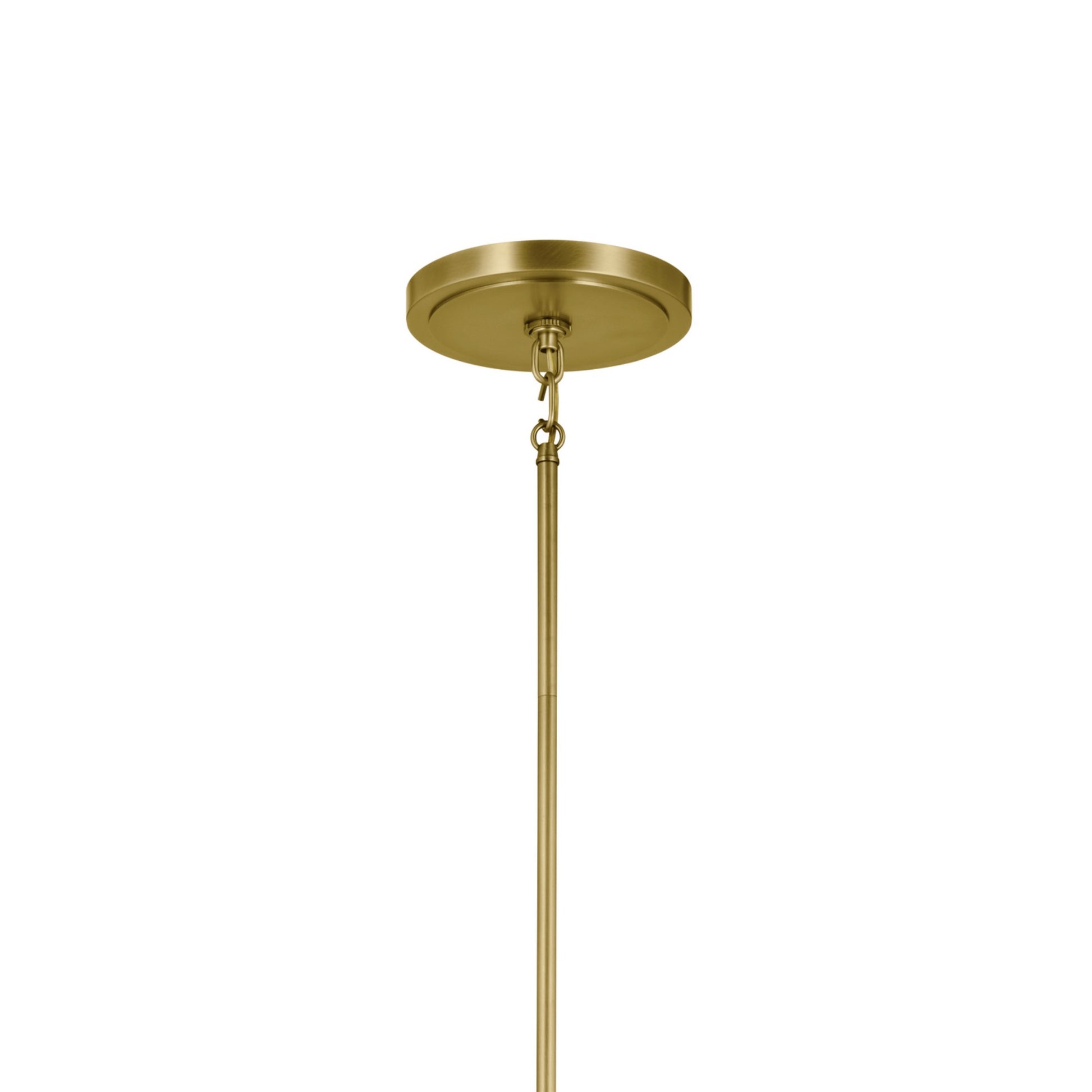 Karthe 42" 12-Light Chandelier, Natural Brass Finish - Bees Lighting
