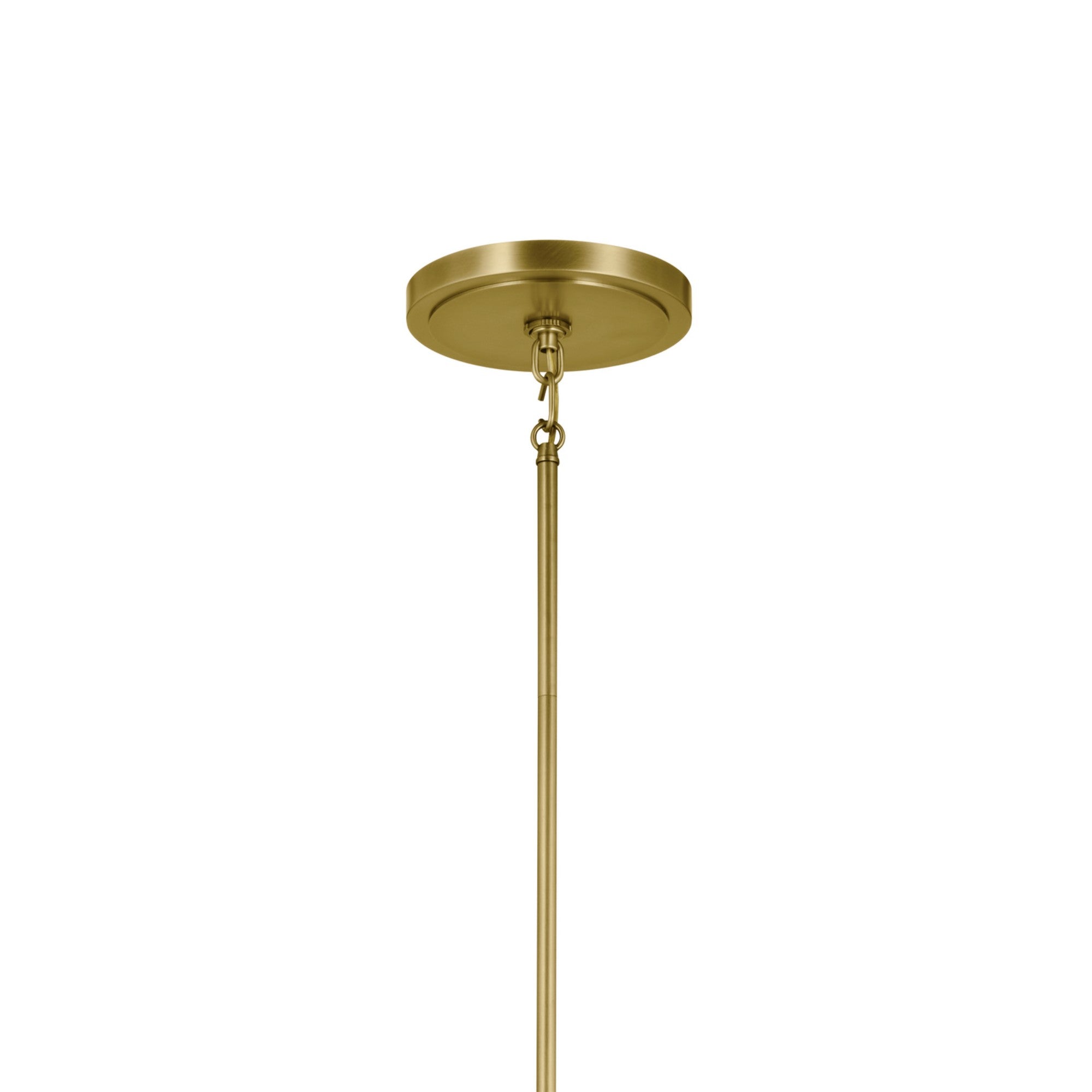 Karthe 42" 12-Light Chandelier, Natural Brass Finish - Bees Lighting