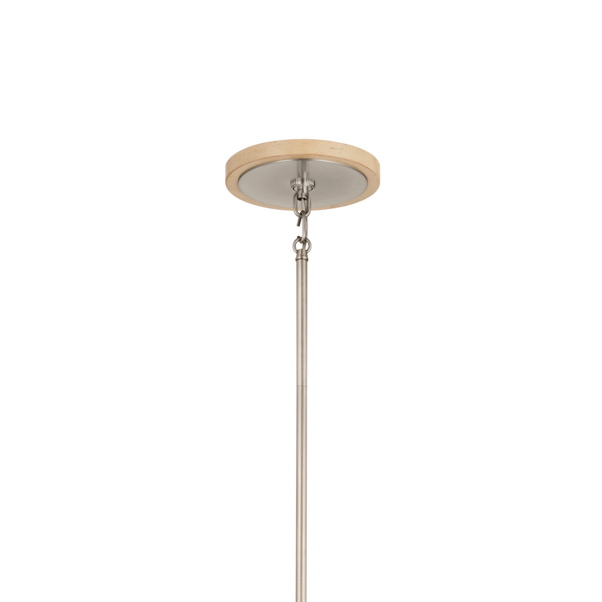 Karthe 42" 12-Light Chandelier, Brushed Nickel Finish - Bees Lighting