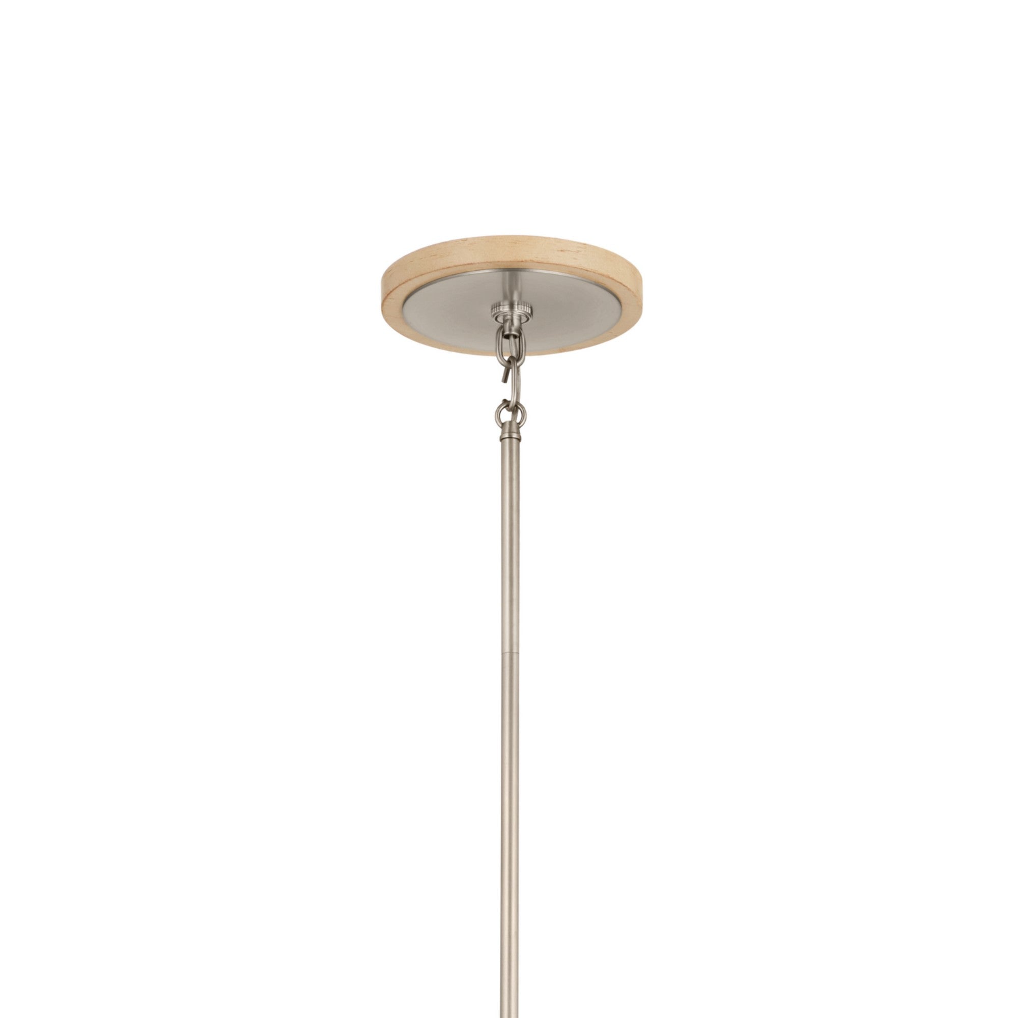 Karthe 42" 12-Light Chandelier, Brushed Nickel Finish - Bees Lighting