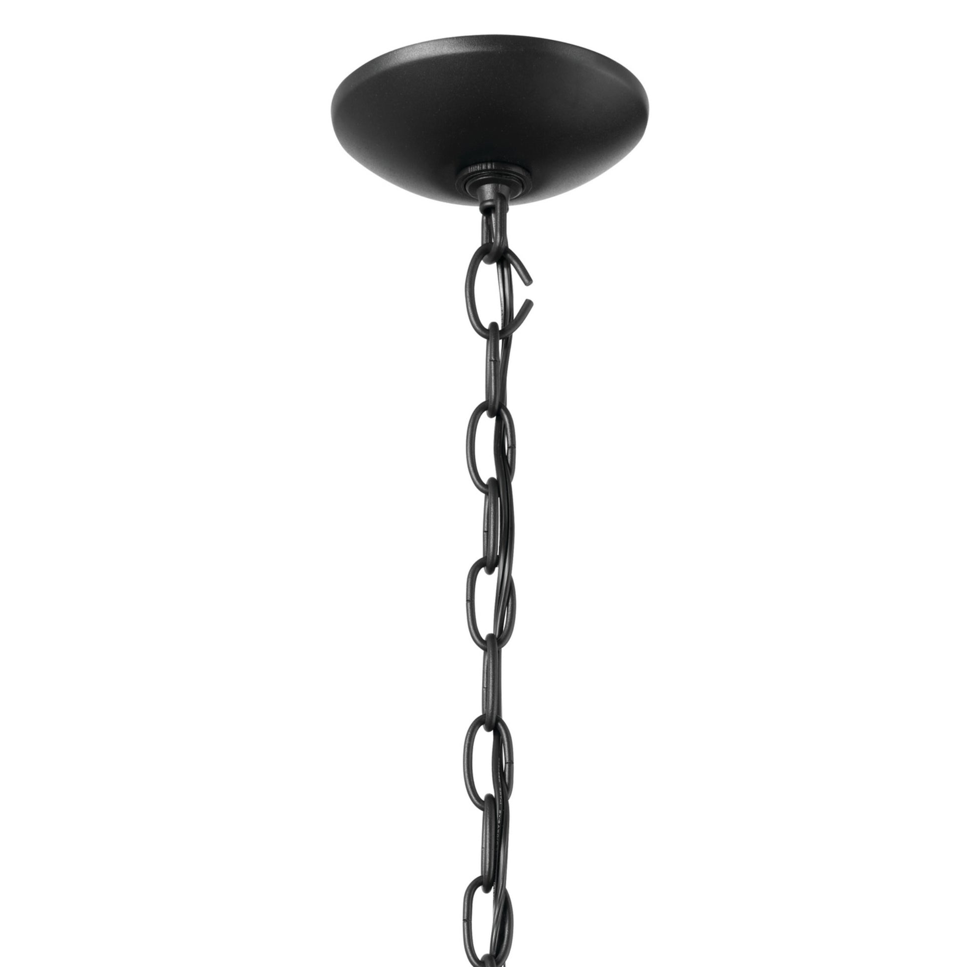 Dame 13" 2-Light Pendant, Textured Black Finish - Bees Lighting
