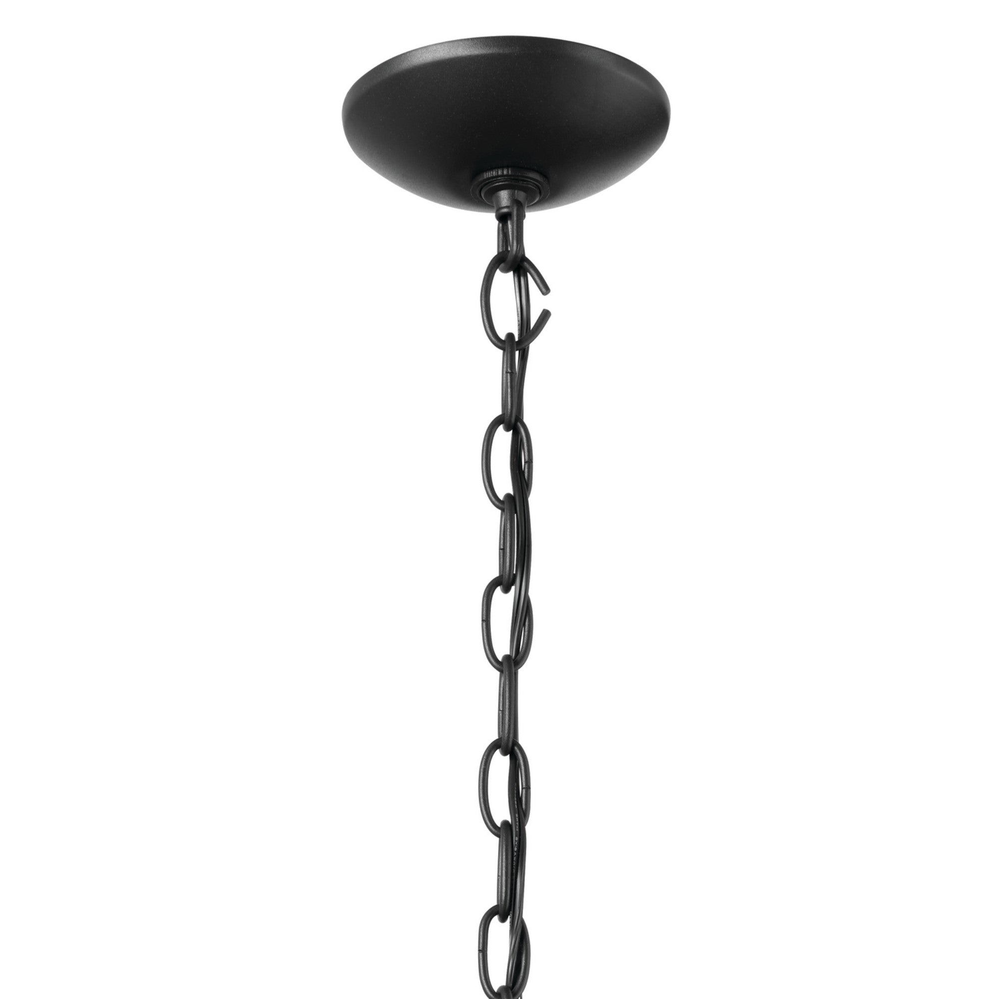 Dame 13" 2-Light Pendant, Textured Black Finish - Bees Lighting