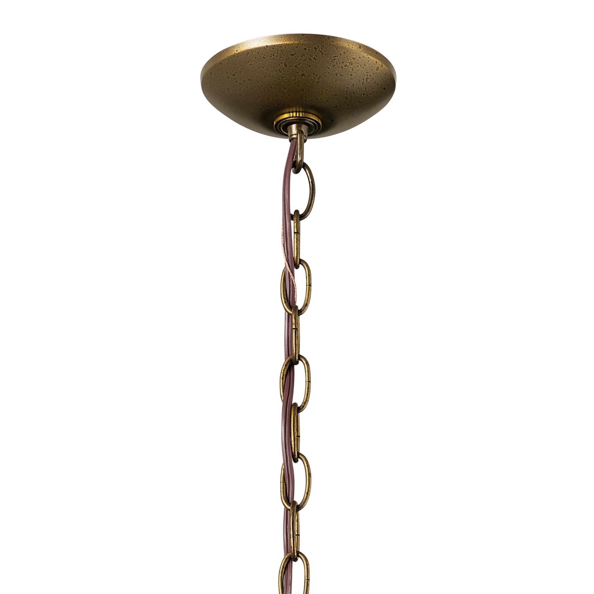 Dame 13" 2-Light Pendant, Character Bronze Finish - Bees Lighting