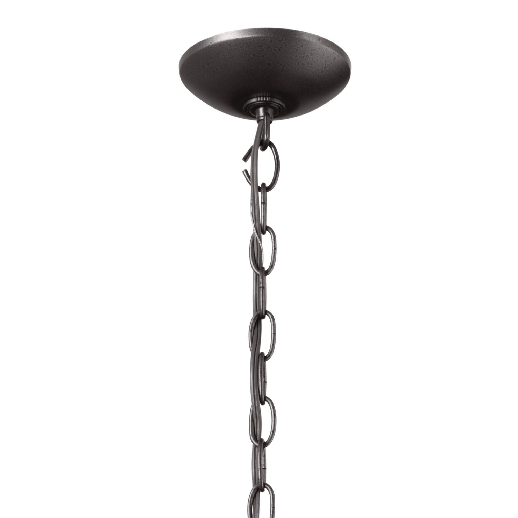 Dame 13" 2-Light Pendant, Anvil Iron Finish - Bees Lighting