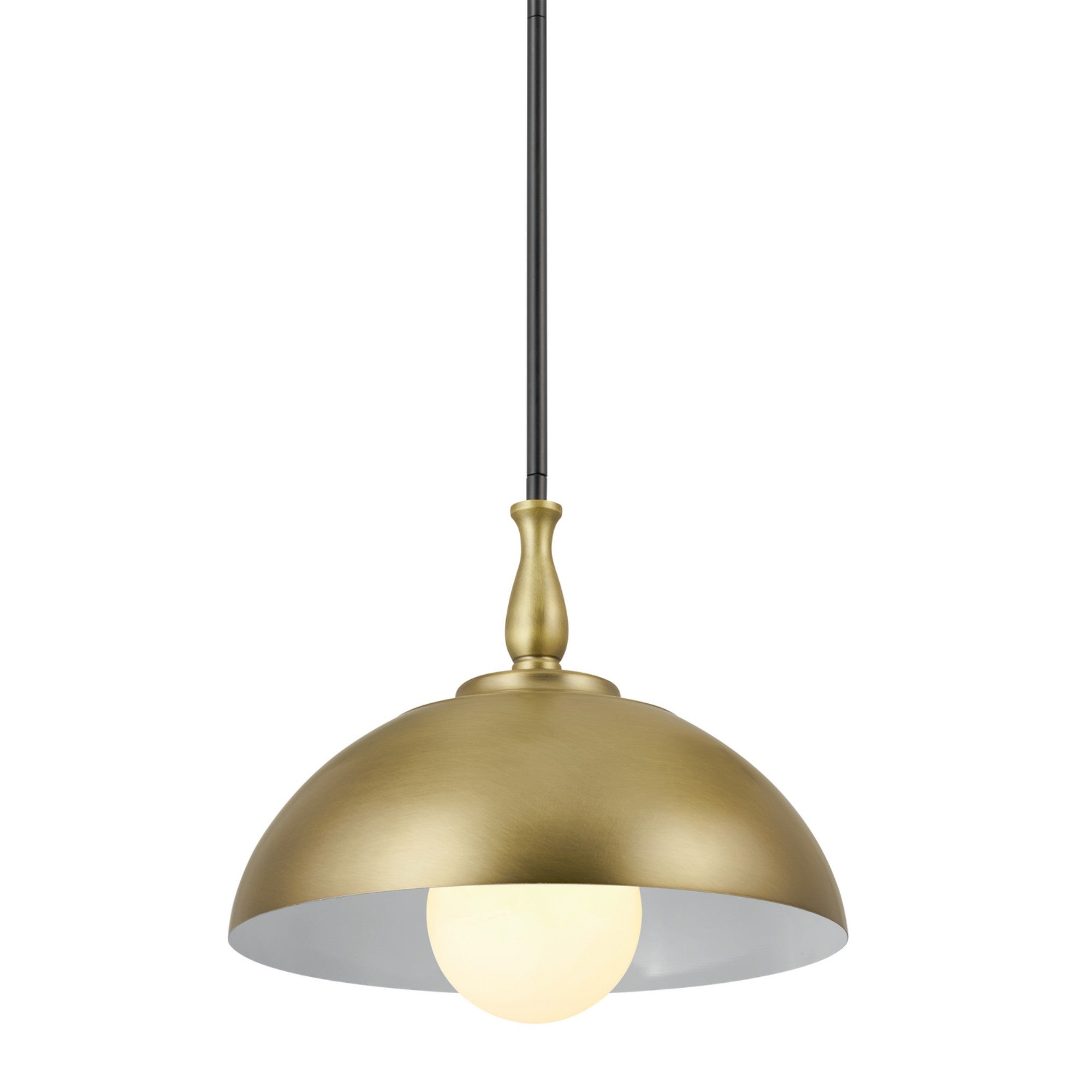 Fira 14" Pendant, Natural Brass Finish - Bees Lighting