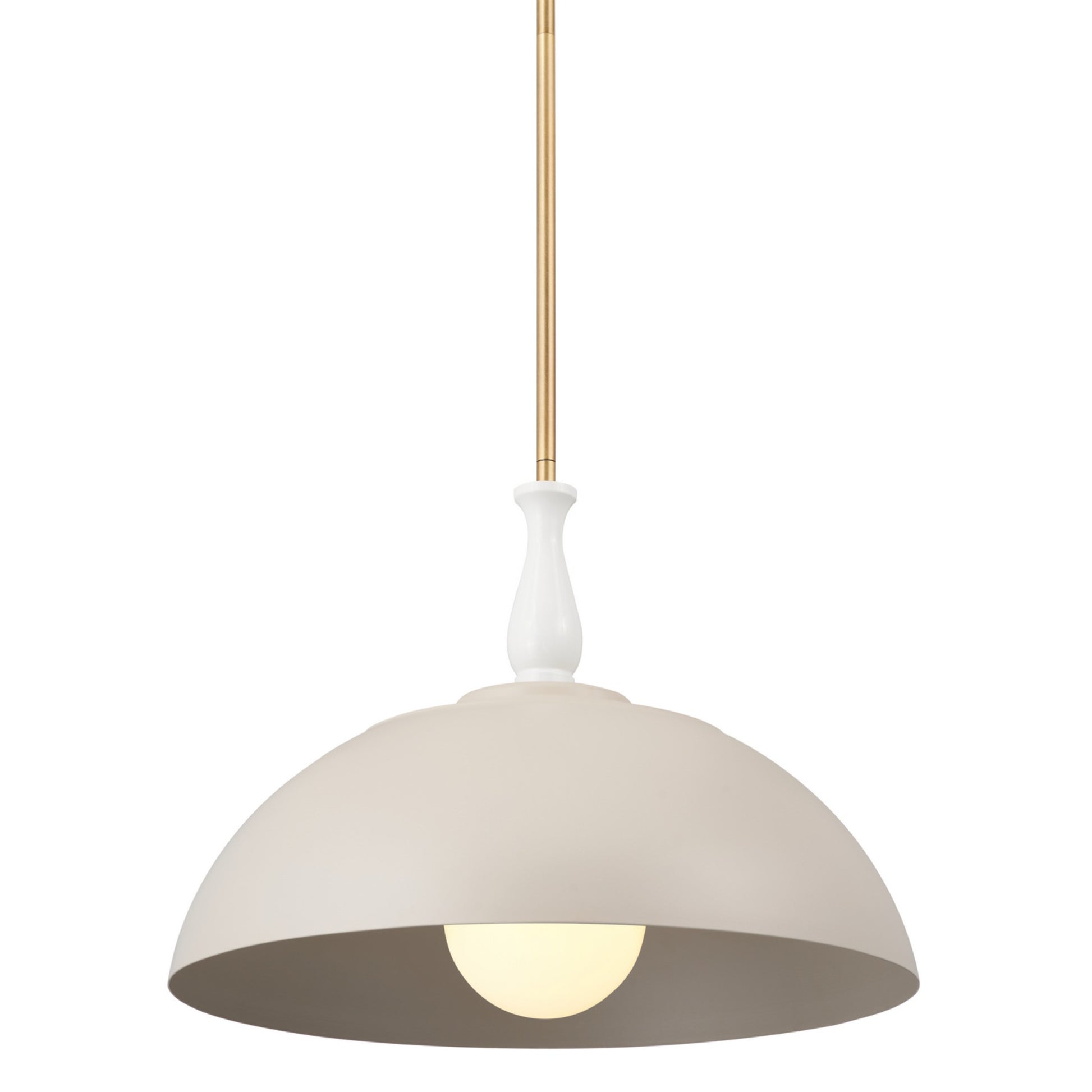 Fira 18" Pendant, Greige Finish - Bees Lighting