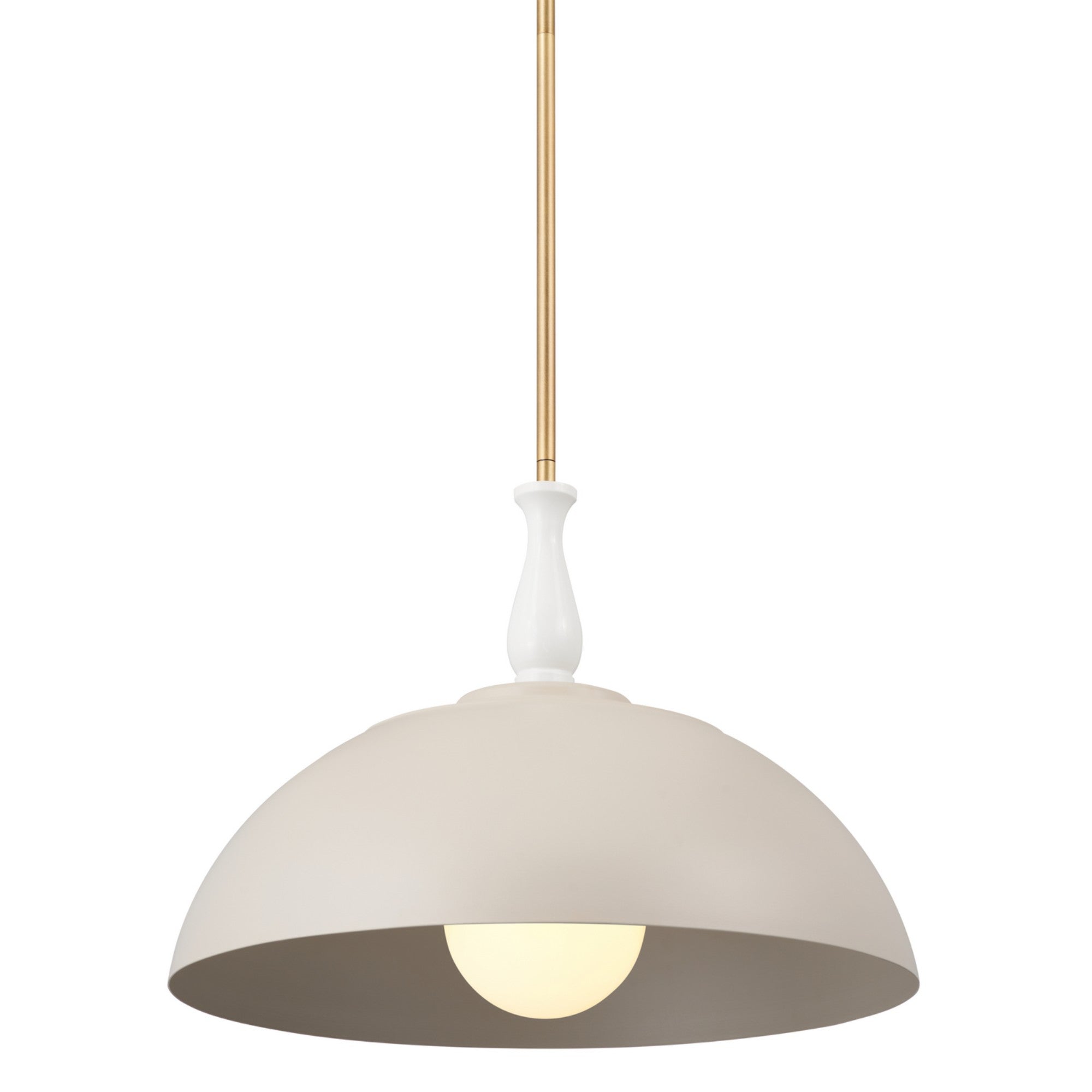 Fira 18" Pendant, Greige Finish - Bees Lighting