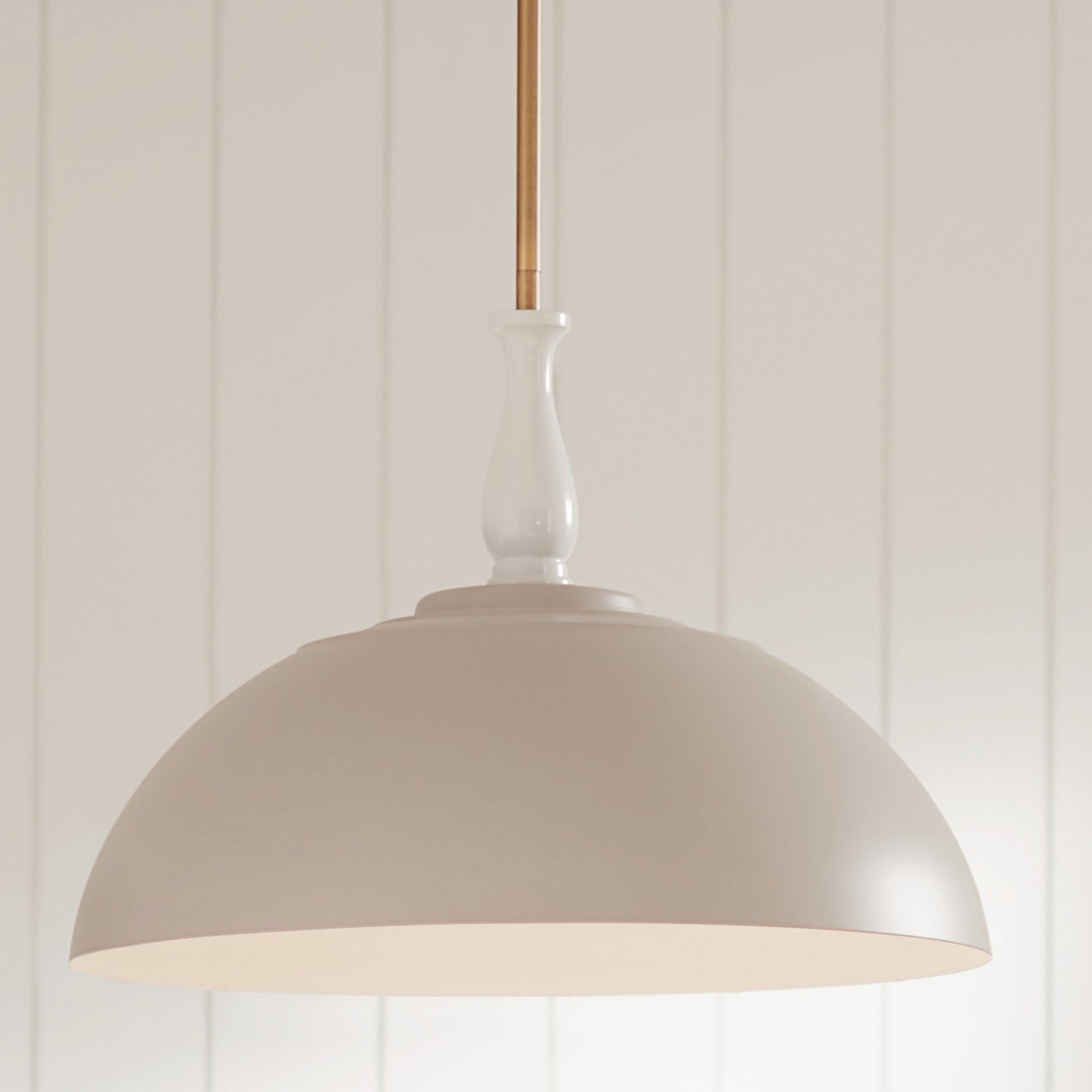 Fira 18" Pendant, Greige Finish - Bees Lighting