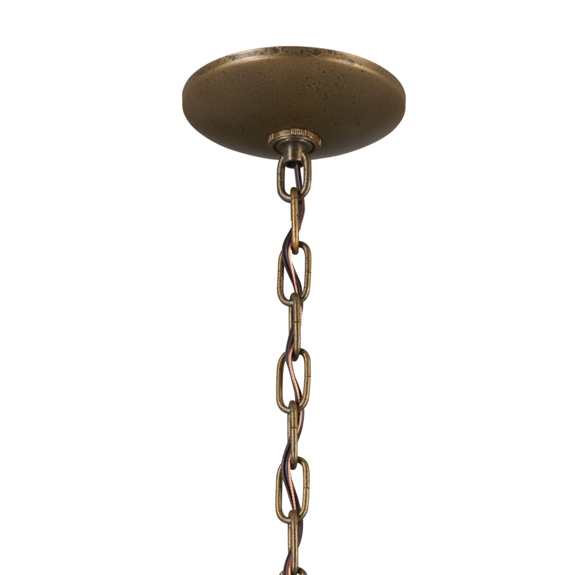 Opal 12" 2-Light Pendant, Character Bronze Finish - Bees Lighting