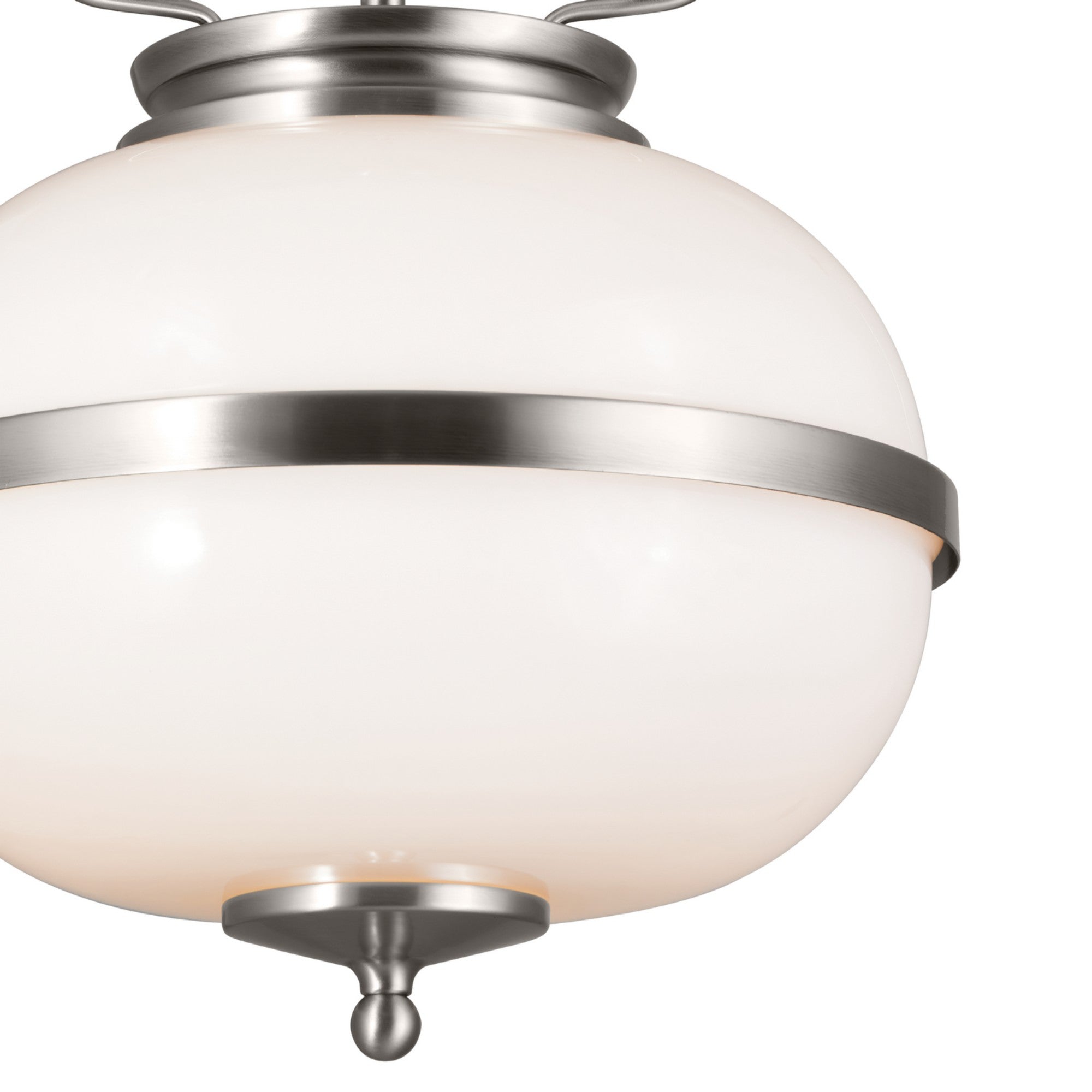 Opal 12" 2-Light Pendant, Classic Pewter Finish - Bees Lighting