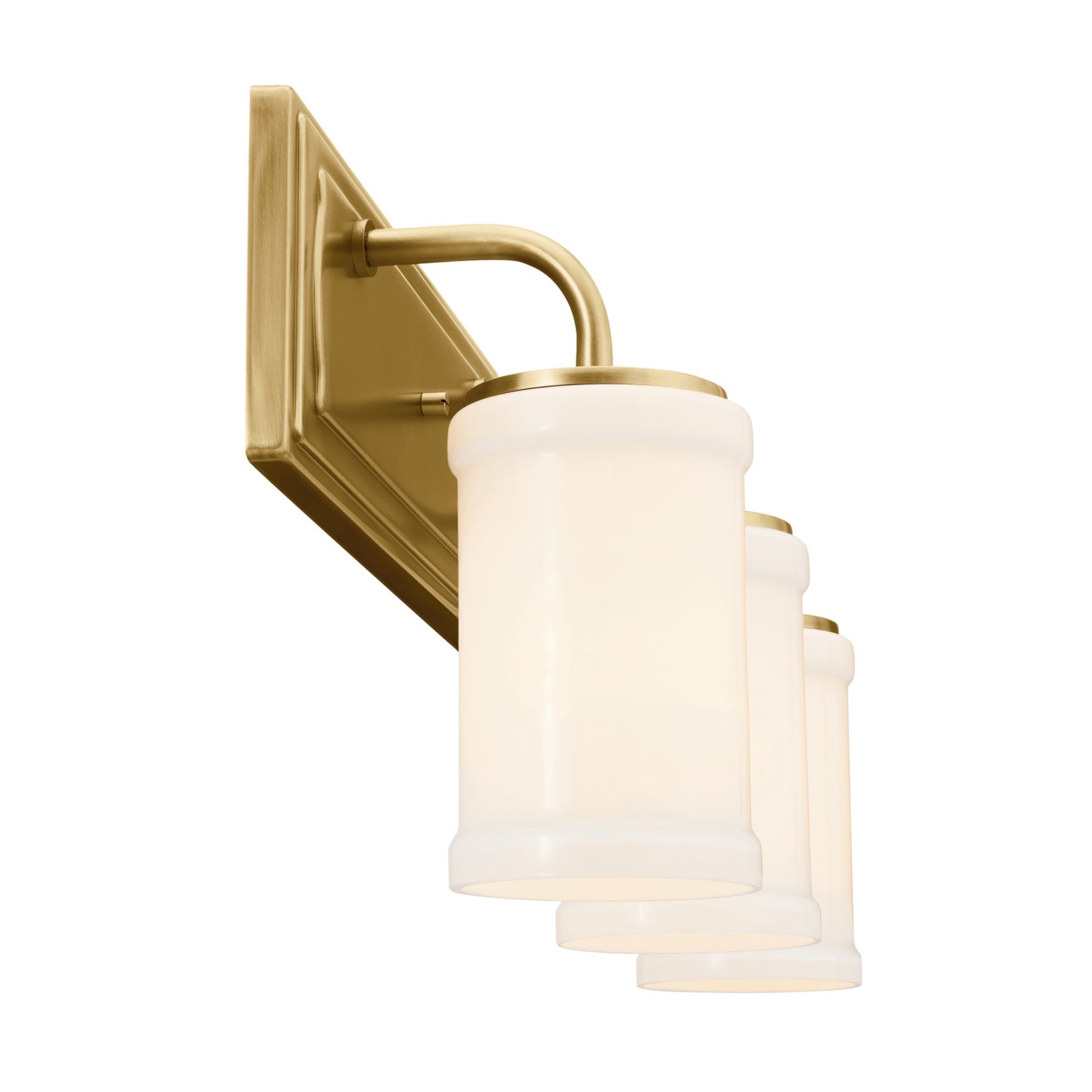 Vetivene 24" 3-Light Bath Vanity Light, Natural Brass Finish - Bees Lighting