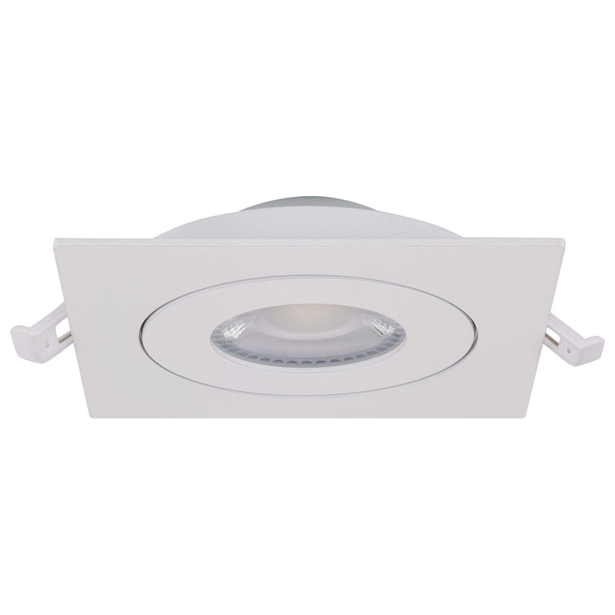 4" Square Gimbal Downlight with Remote Driver, 750 Lumens, 5-CCT
