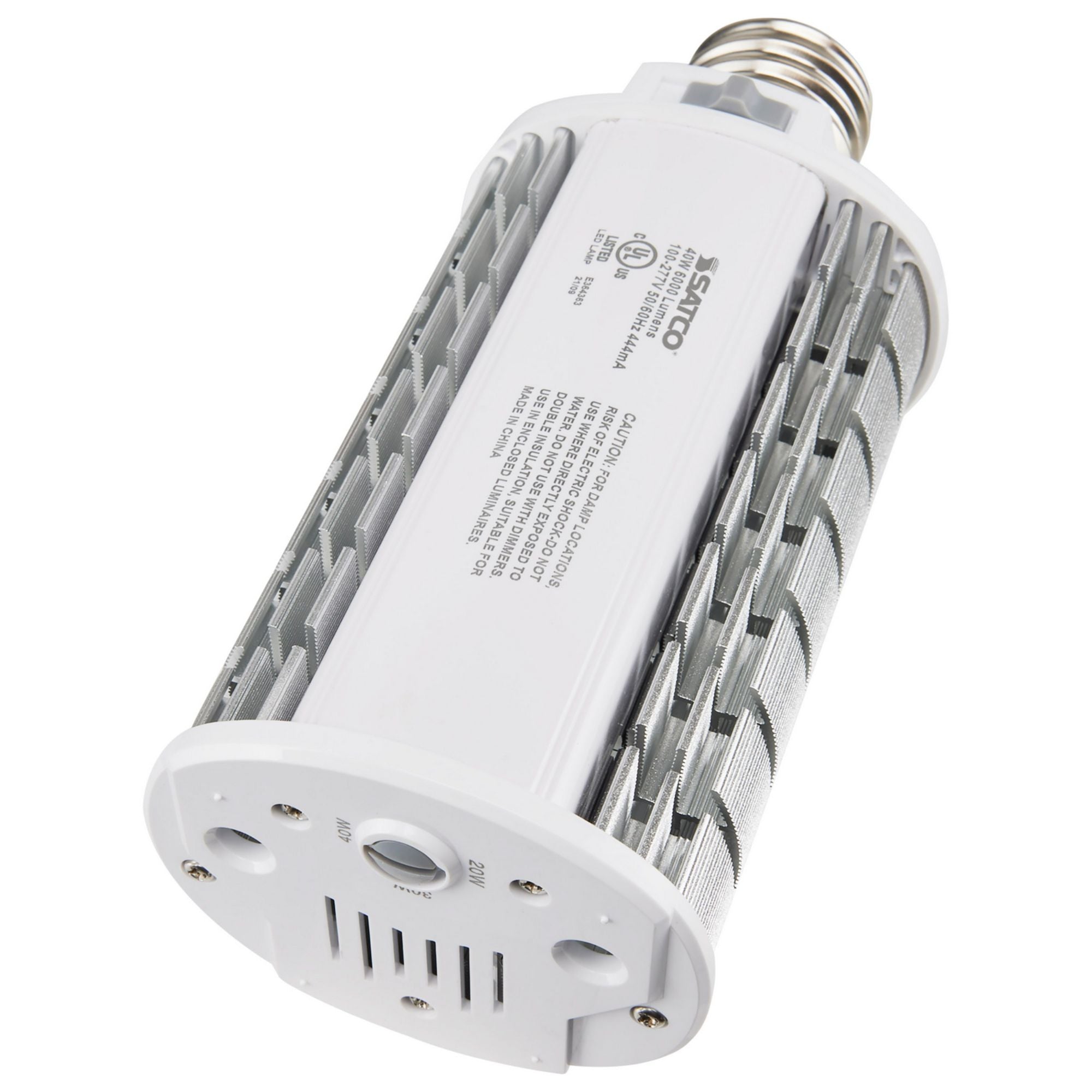 Hi-Pro LED Wall Pack Lamp, 20W|30W|40W, 6000 Lumens, Selectable CCT, EX39 Mogul, 120-277V - Bees Lighting