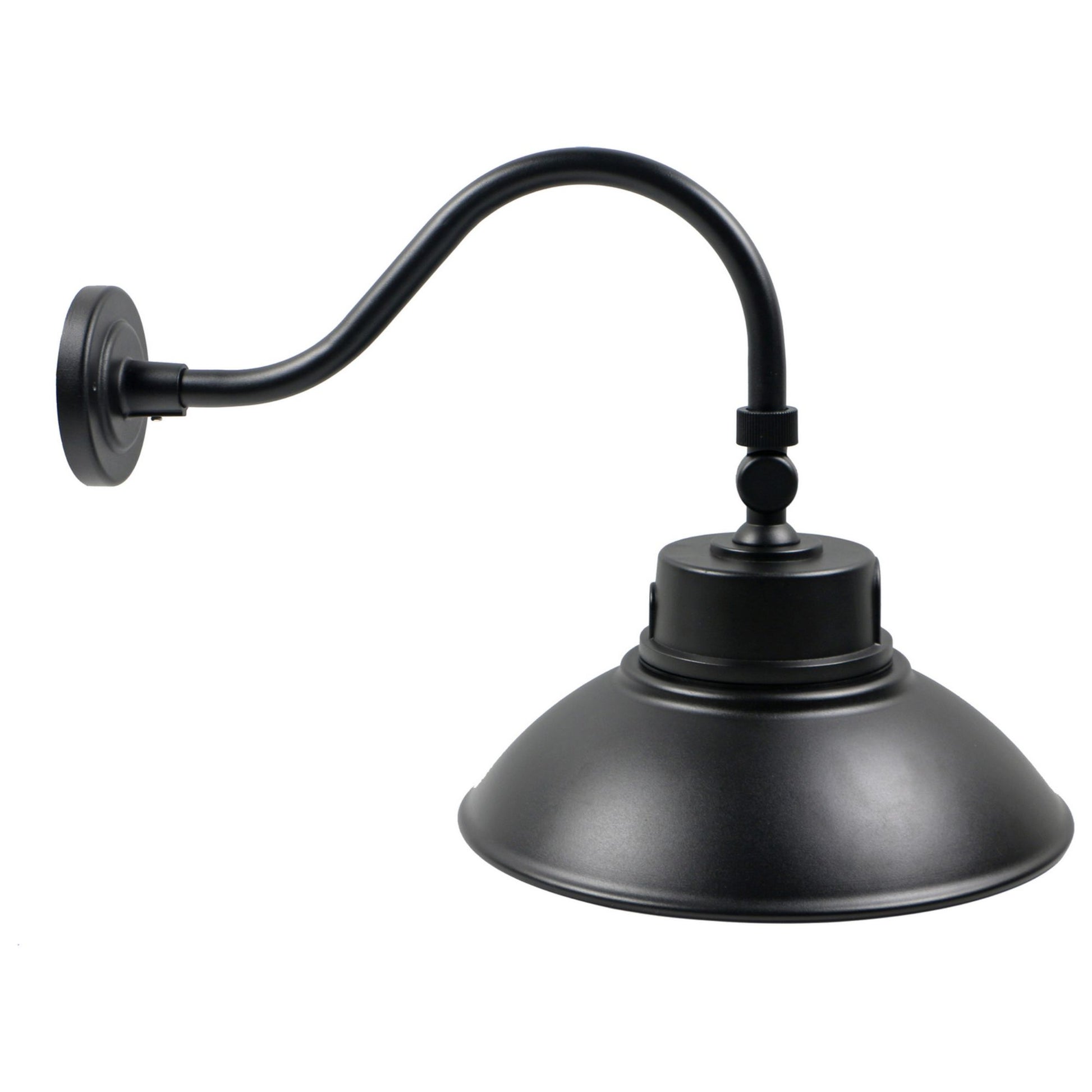 14" LED Gooseneck, 5500 Lm, Photocell, 3K/4K/5K, Black - Bees Lighting
