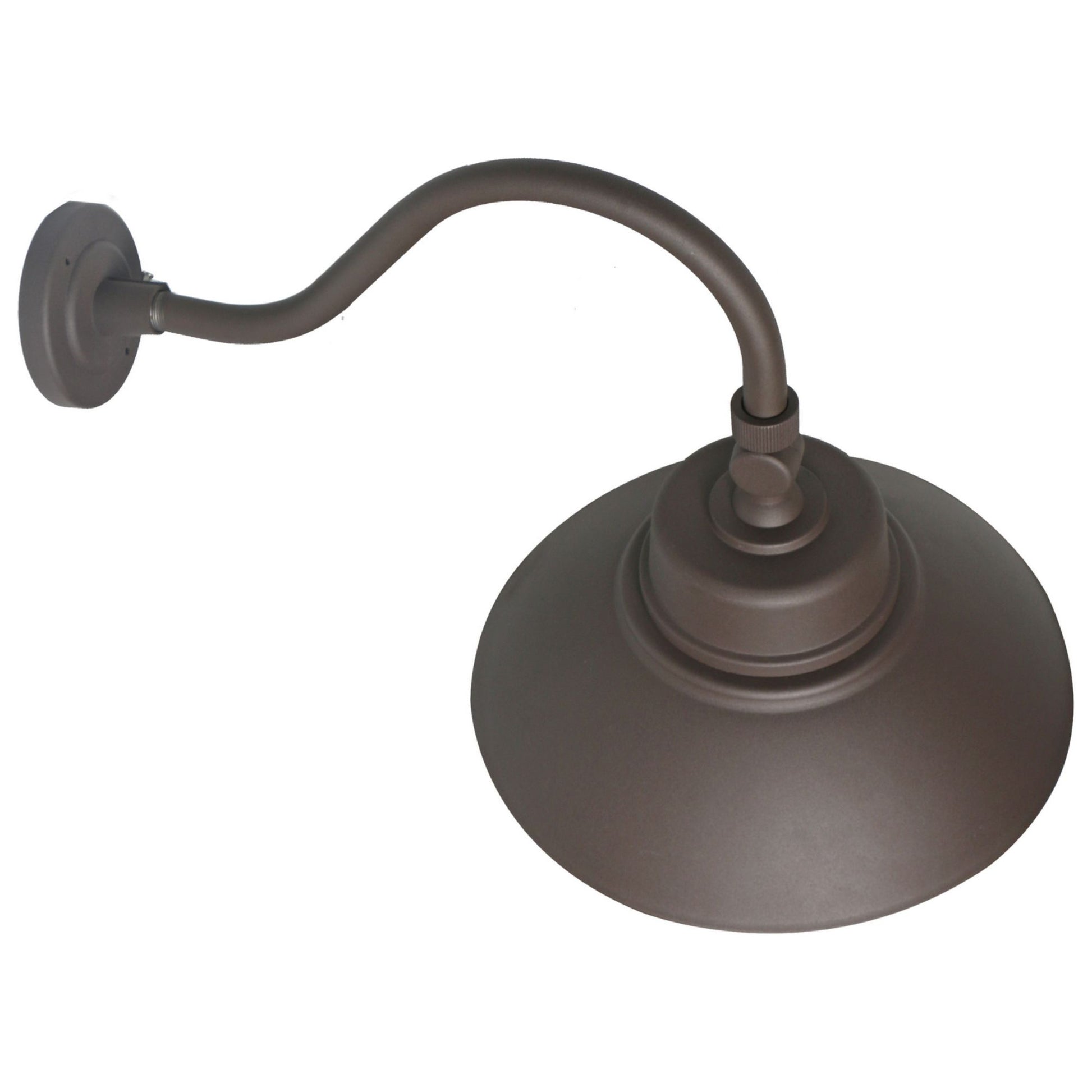 14" LED Gooseneck, 5500 Lm, Photocell, 3K/4K/5K, Bronze - Bees Lighting