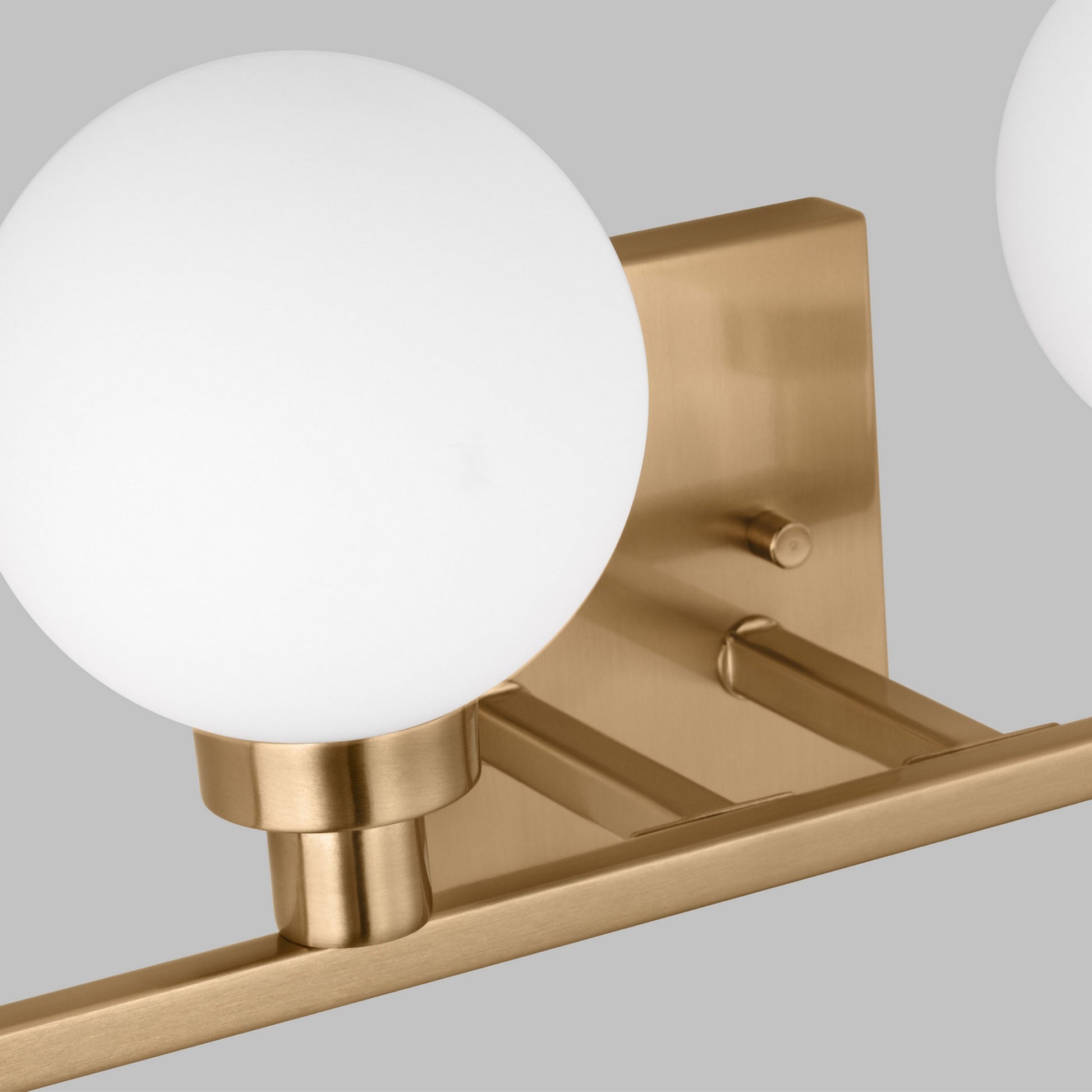 Clybourn 30" 4-Light Bathroom Vanity, Satin Brass Finish - Bees Lighting