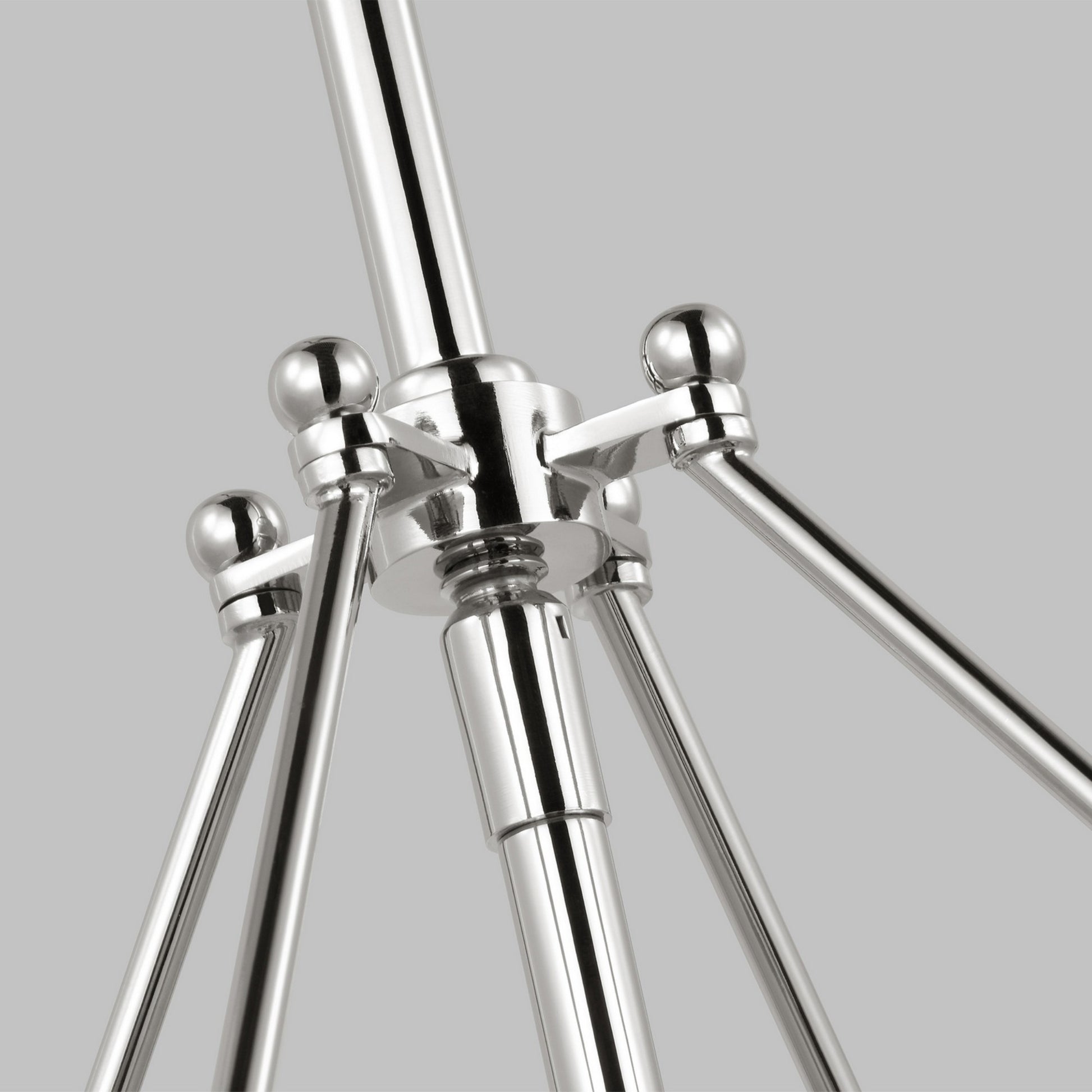 Calvert 24" 4-Light Medium Chandelier, Polished Nickel Finish - Bees Lighting