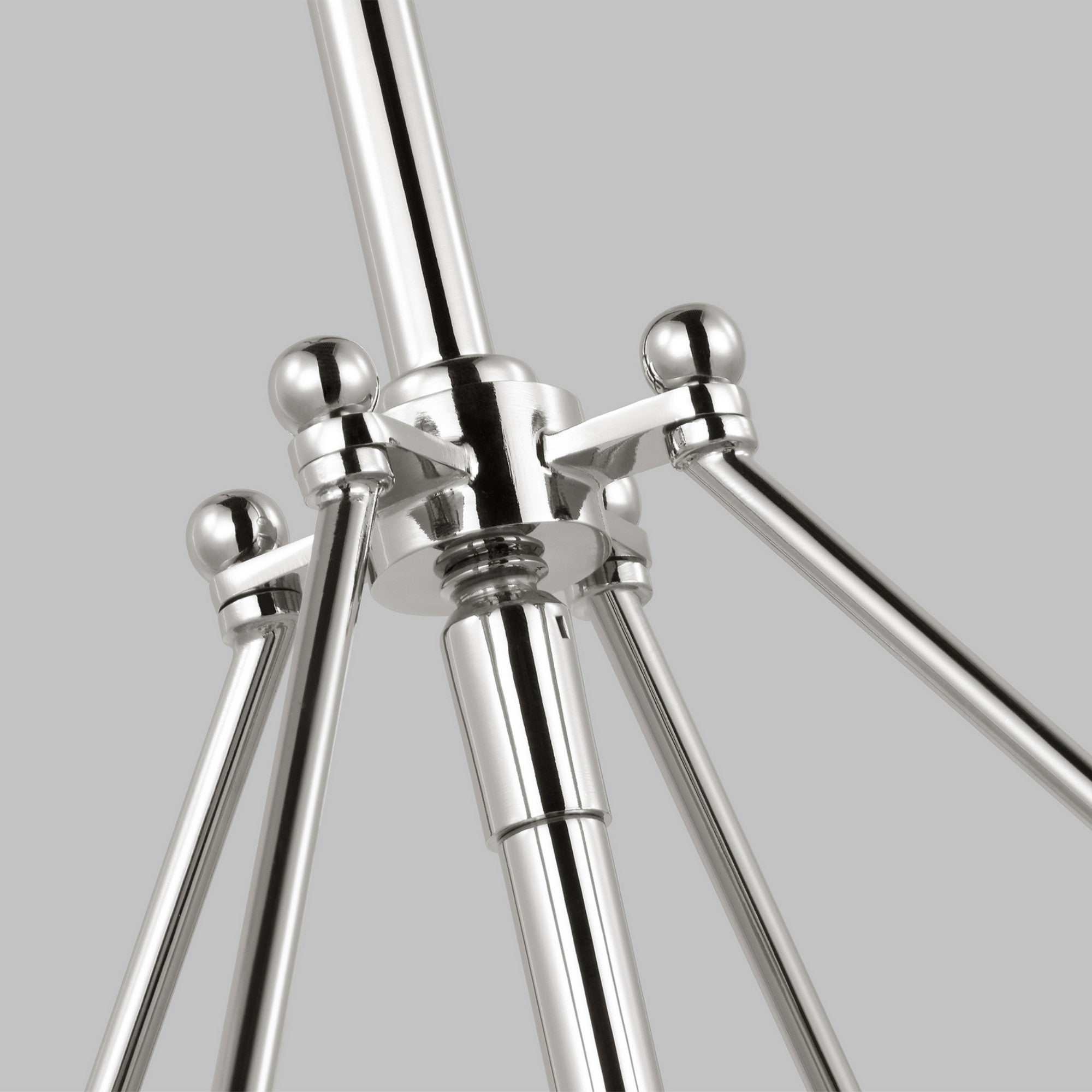 Calvert 24" 4-Light Medium Chandelier, Polished Nickel Finish - Bees Lighting