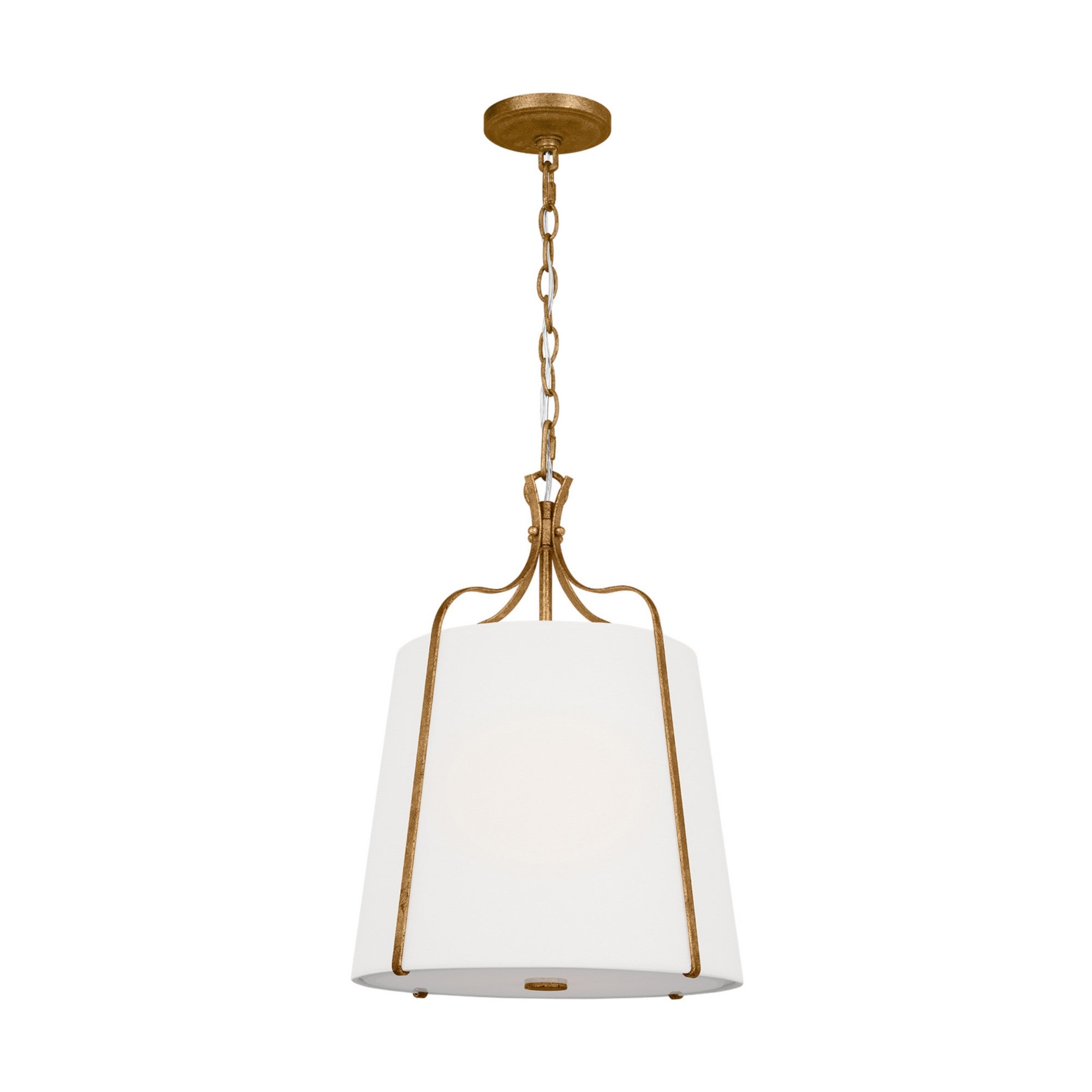 Leander 14" Small Hanging Shade, Antique Gild Finish - Bees Lighting