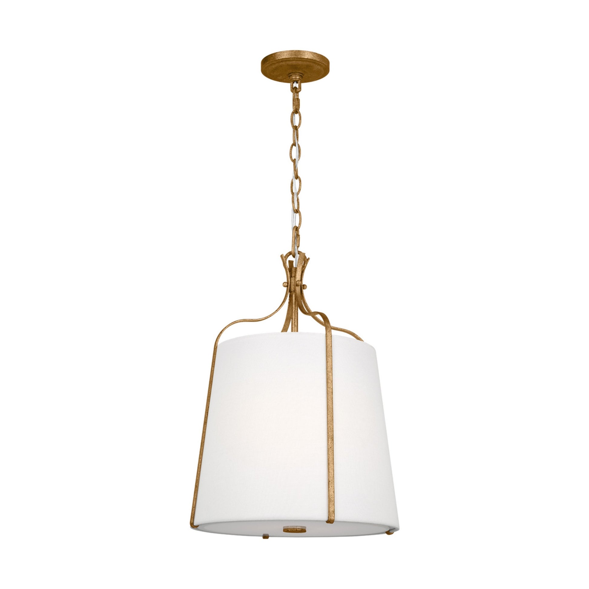 Leander 14" Small Hanging Shade, Antique Gild Finish - Bees Lighting