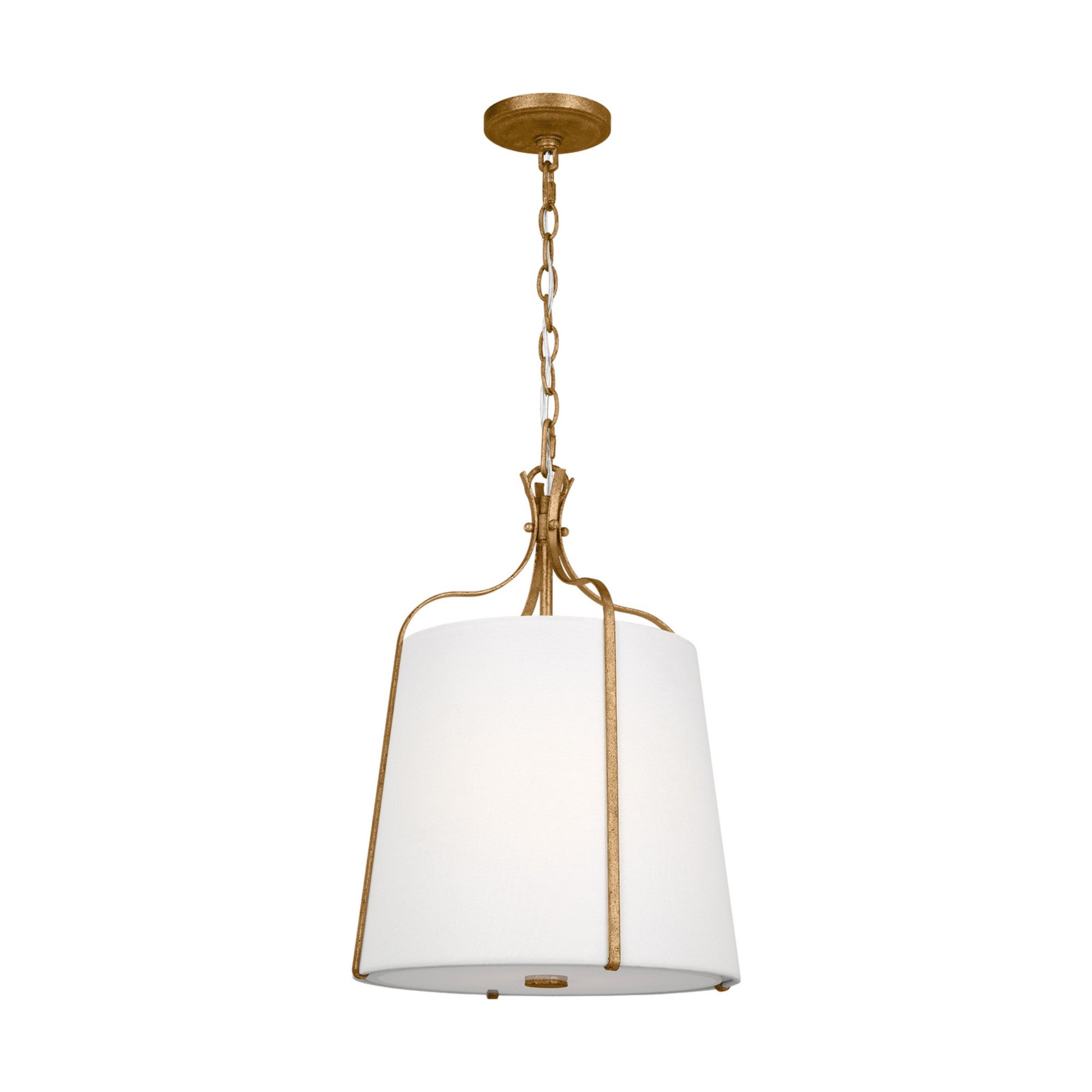 Leander 14" Small Hanging Shade, Antique Gild Finish - Bees Lighting