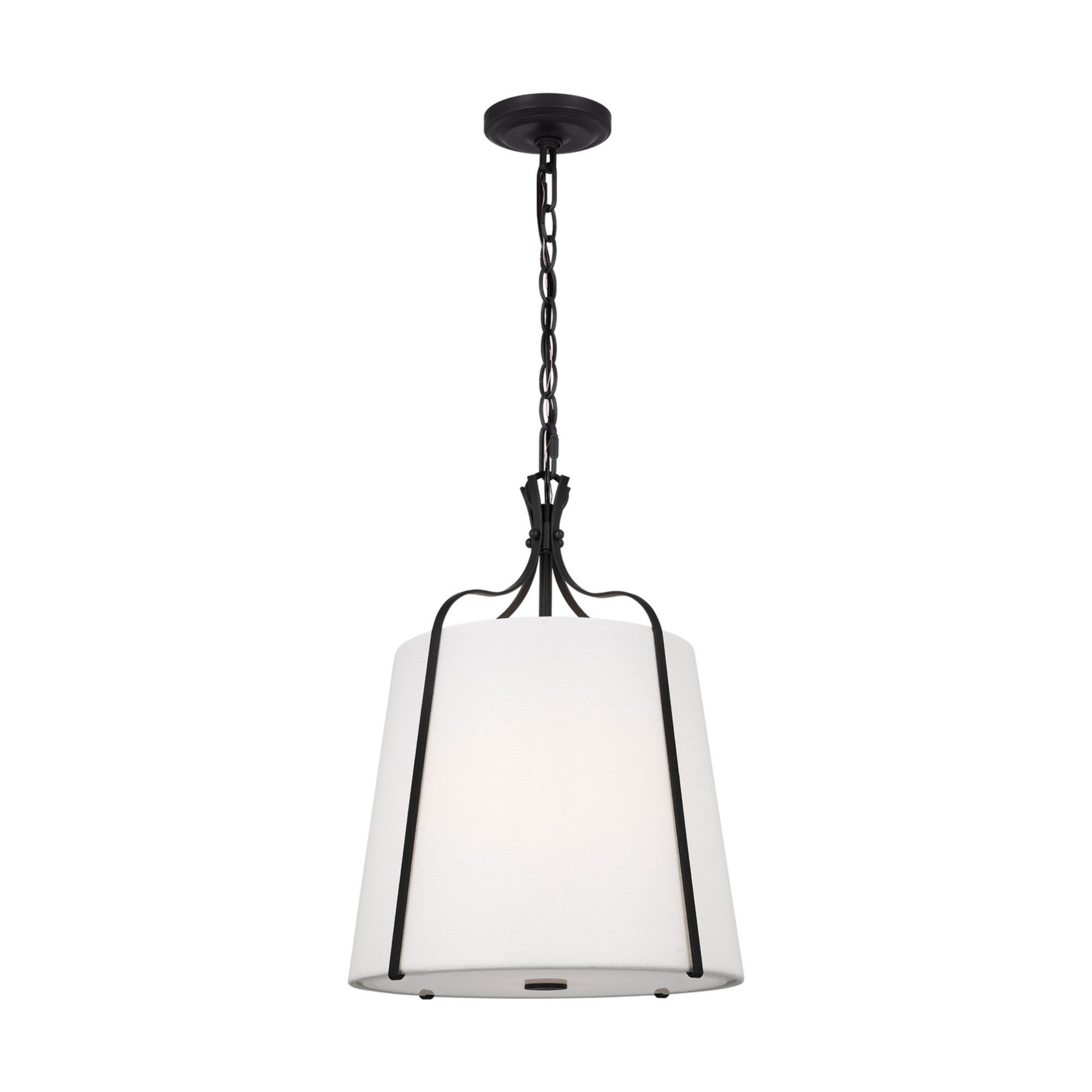 Leander 14" Small Hanging Shade, Smith Steel Finish - Bees Lighting