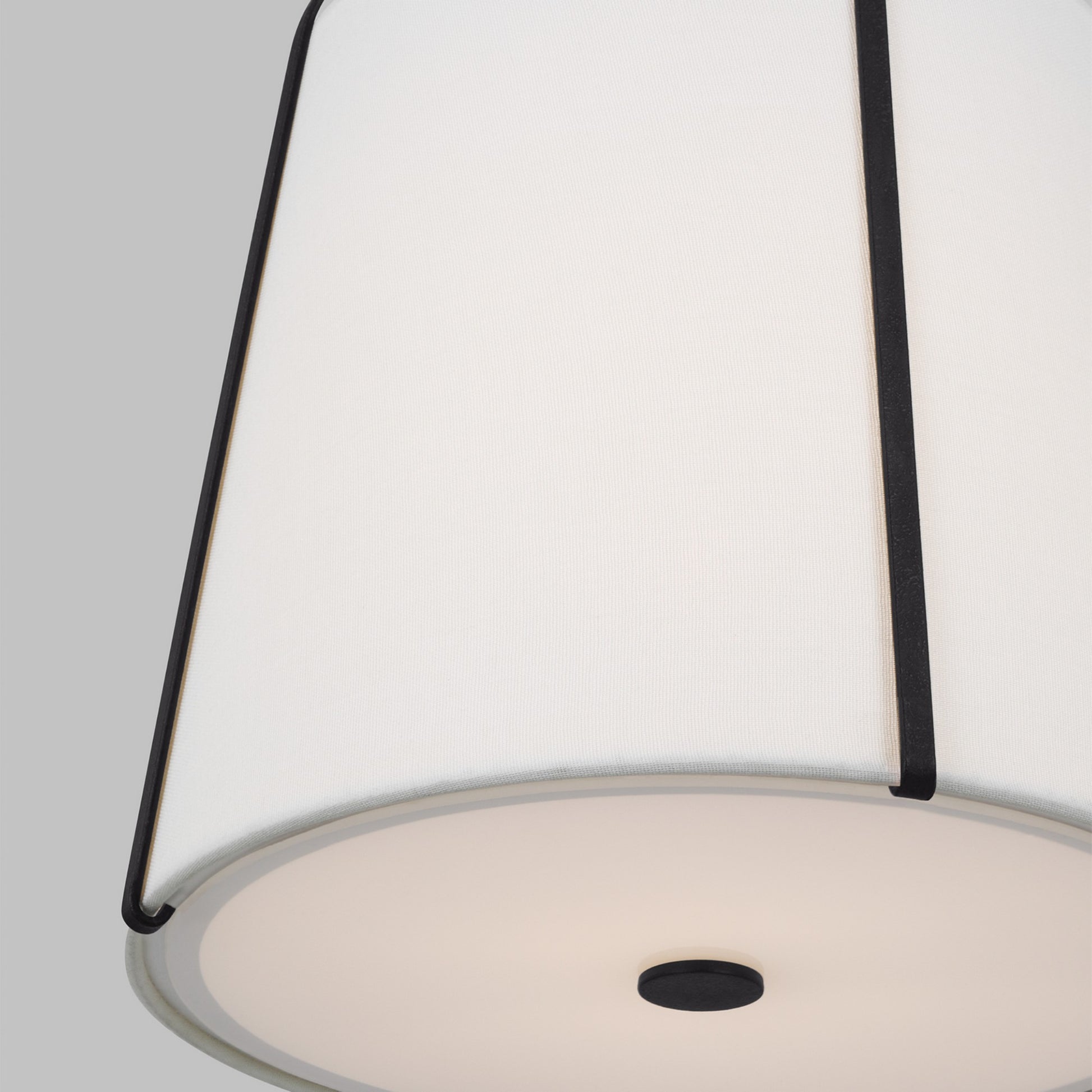 Leander 14" Small Hanging Shade, Smith Steel Finish - Bees Lighting