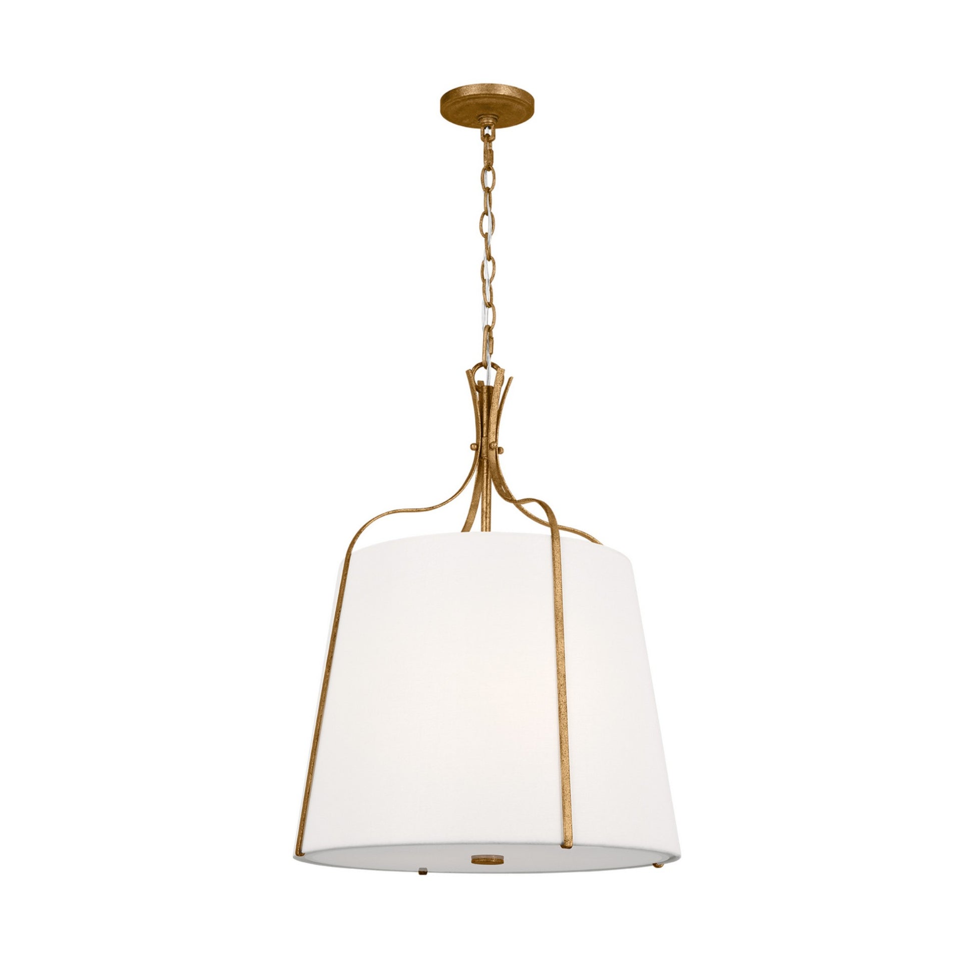 Leander 18" Medium Hanging Shade, Antique Gild Finish - Bees Lighting