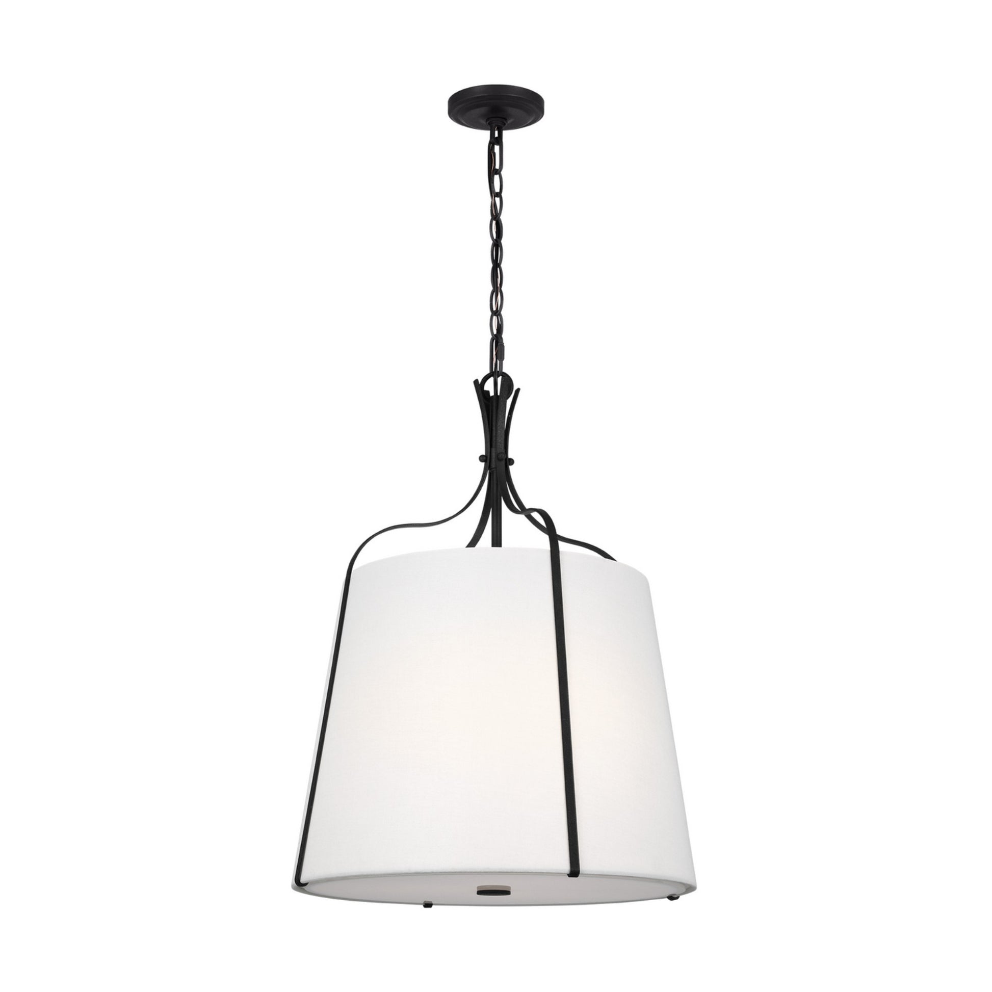 Leander 18" Medium Hanging Shade, Smith Steel Finish - Bees Lighting